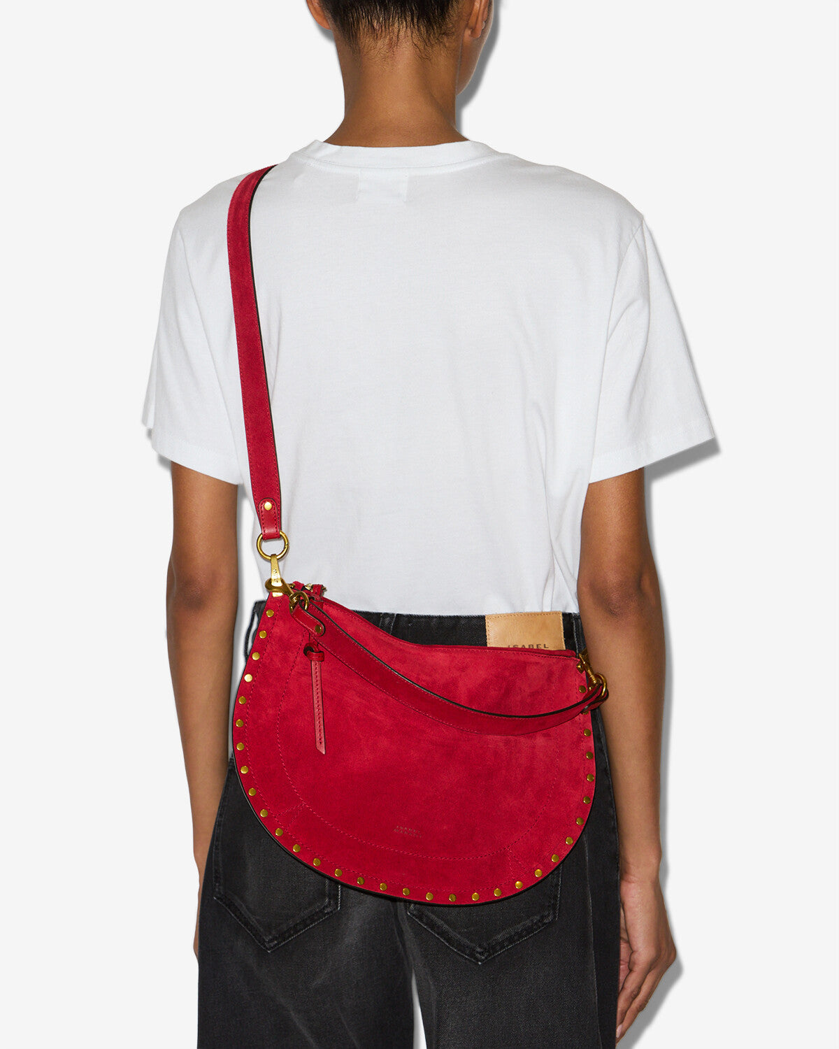 Oskan soft zip bag Woman Scarlet red 2