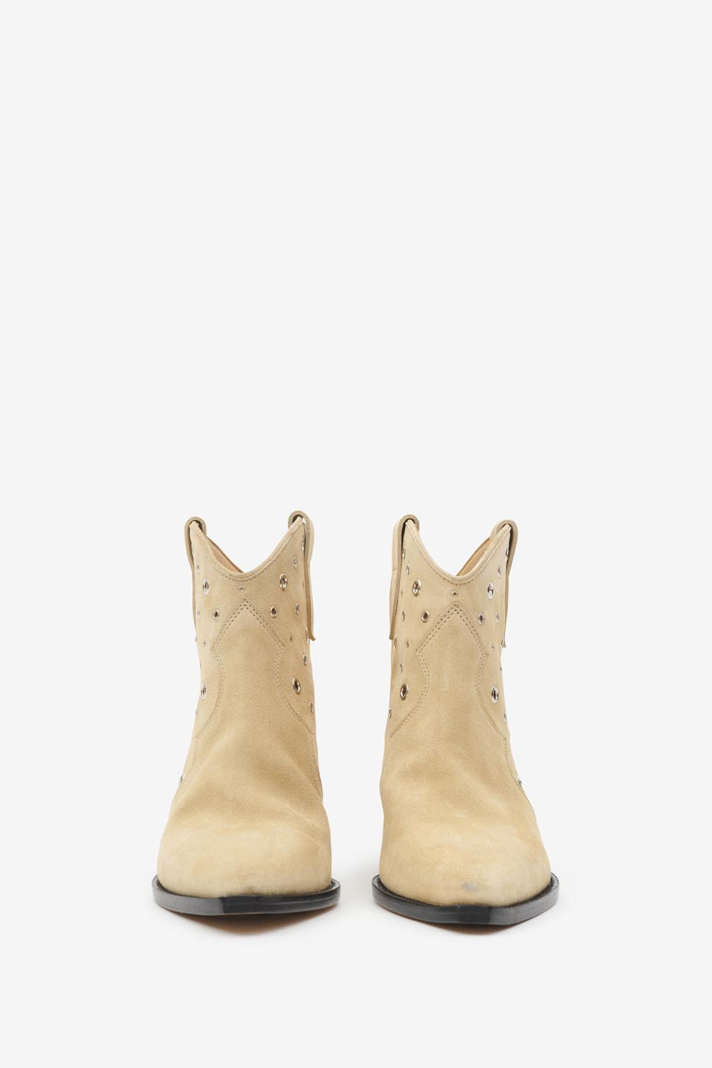 Bottines en veau velours dewina - Toffee - Woman - 4