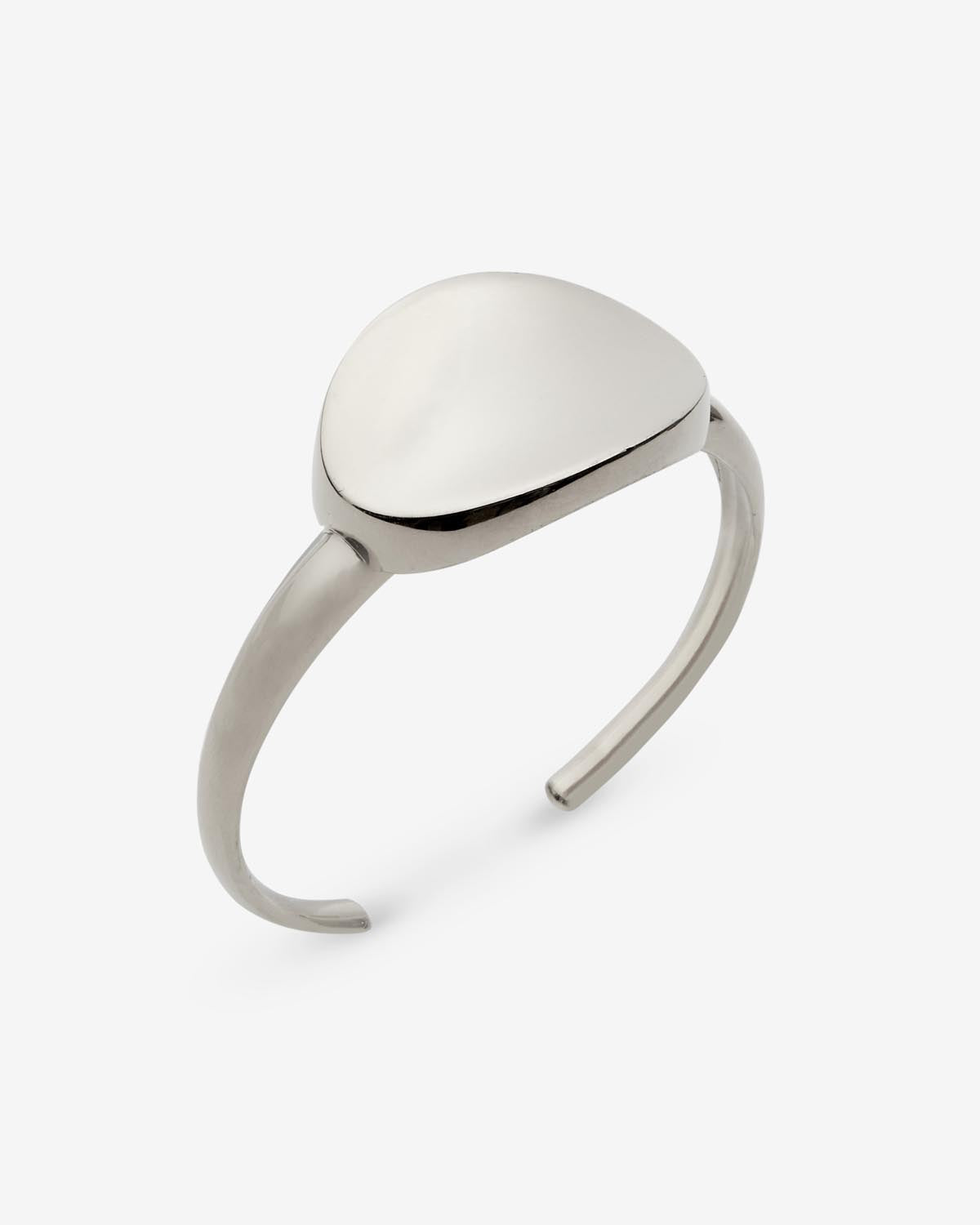 오리(ory) 실버 도금 황동 소재 커프 브레이슬릿 - 은 - Woman - 3