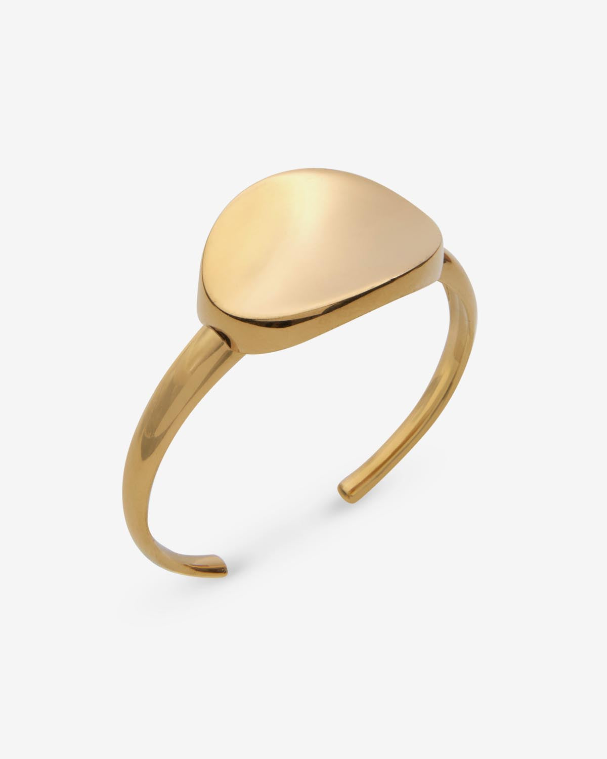 Ory cuff bracelet in gold-finish brass - Gold - Woman - 3