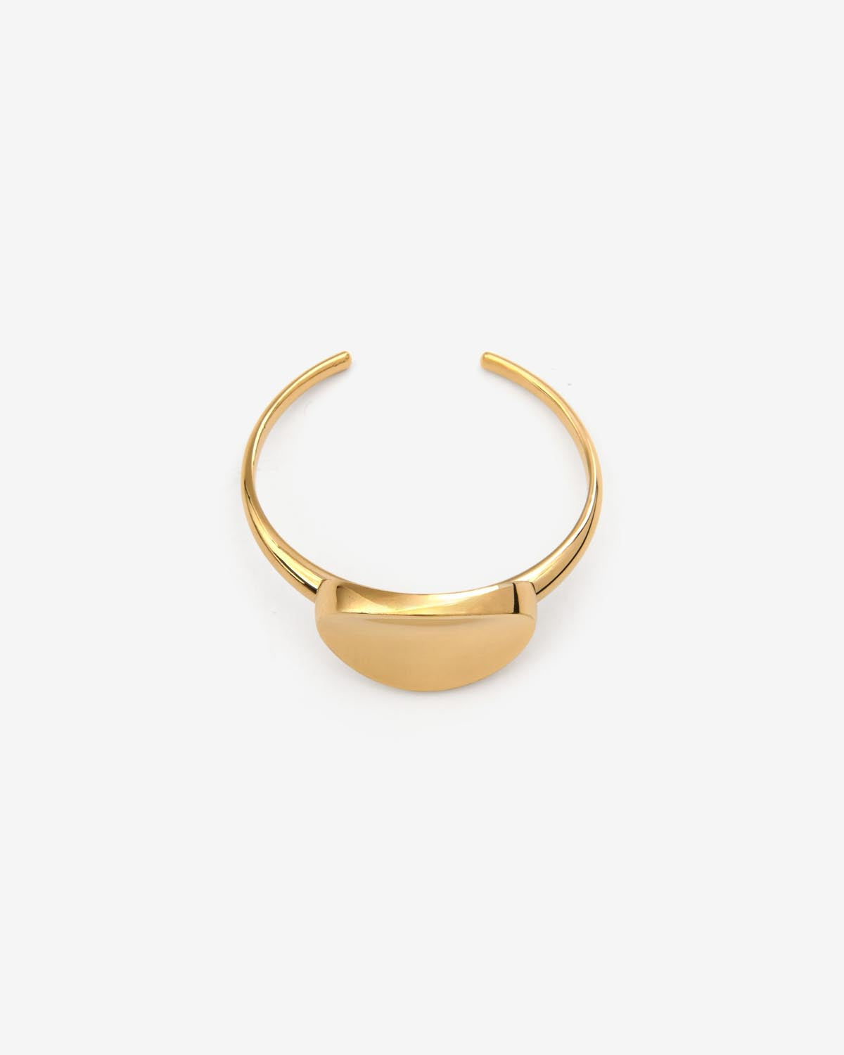 Ory cuff bracelet in gold-finish brass - Gold - Woman - 1