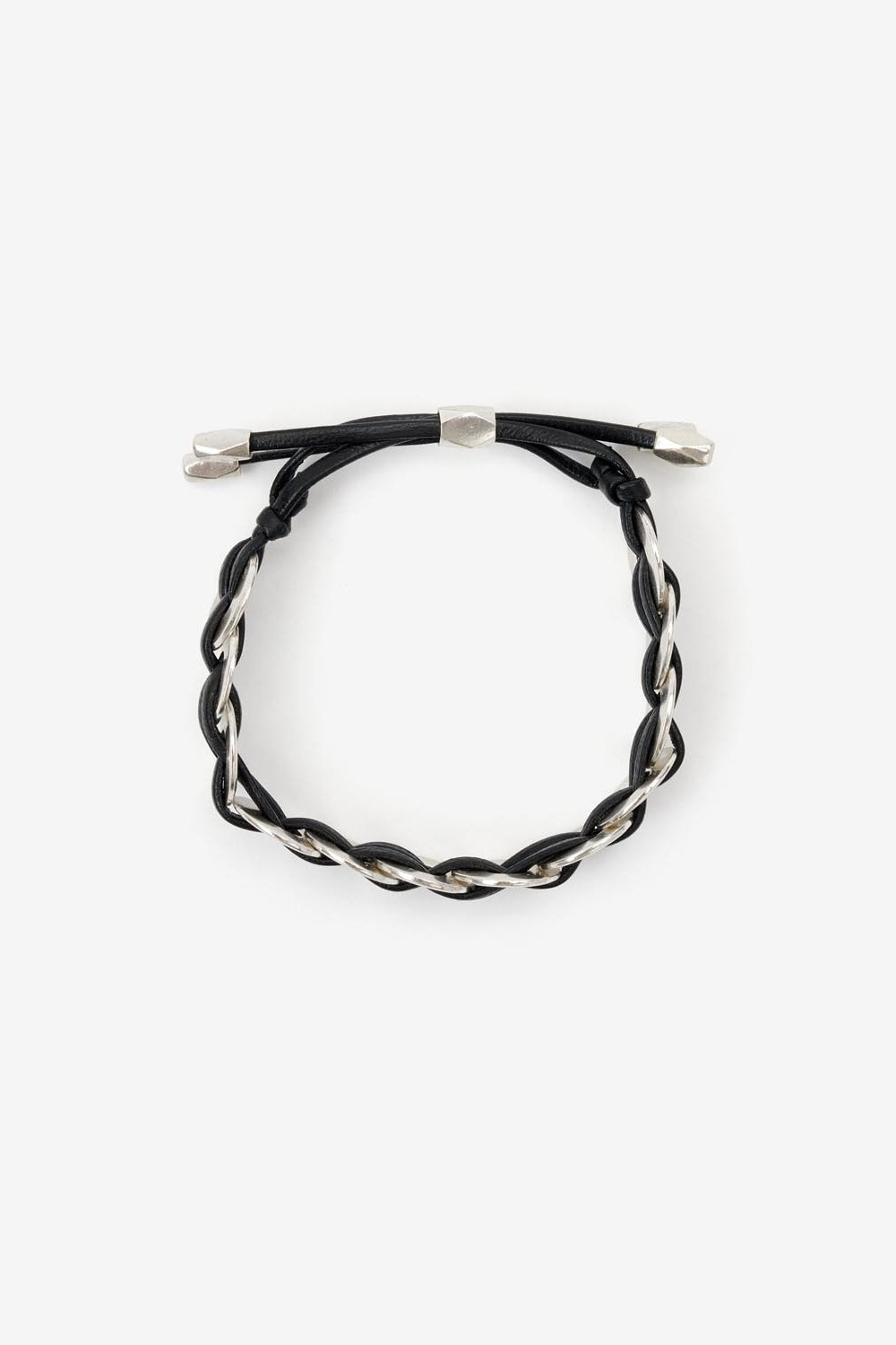 Lederarmband puzzle dream - Black and silver - Woman - 1