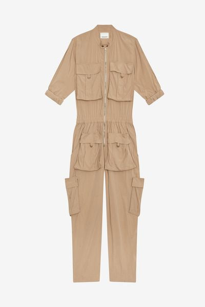 Homere flowing jumpsuit - Khaki - Man - 1