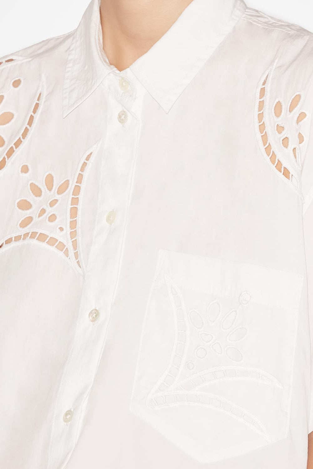 Camisa con estampado calado bilya - Blanco - Woman - 3