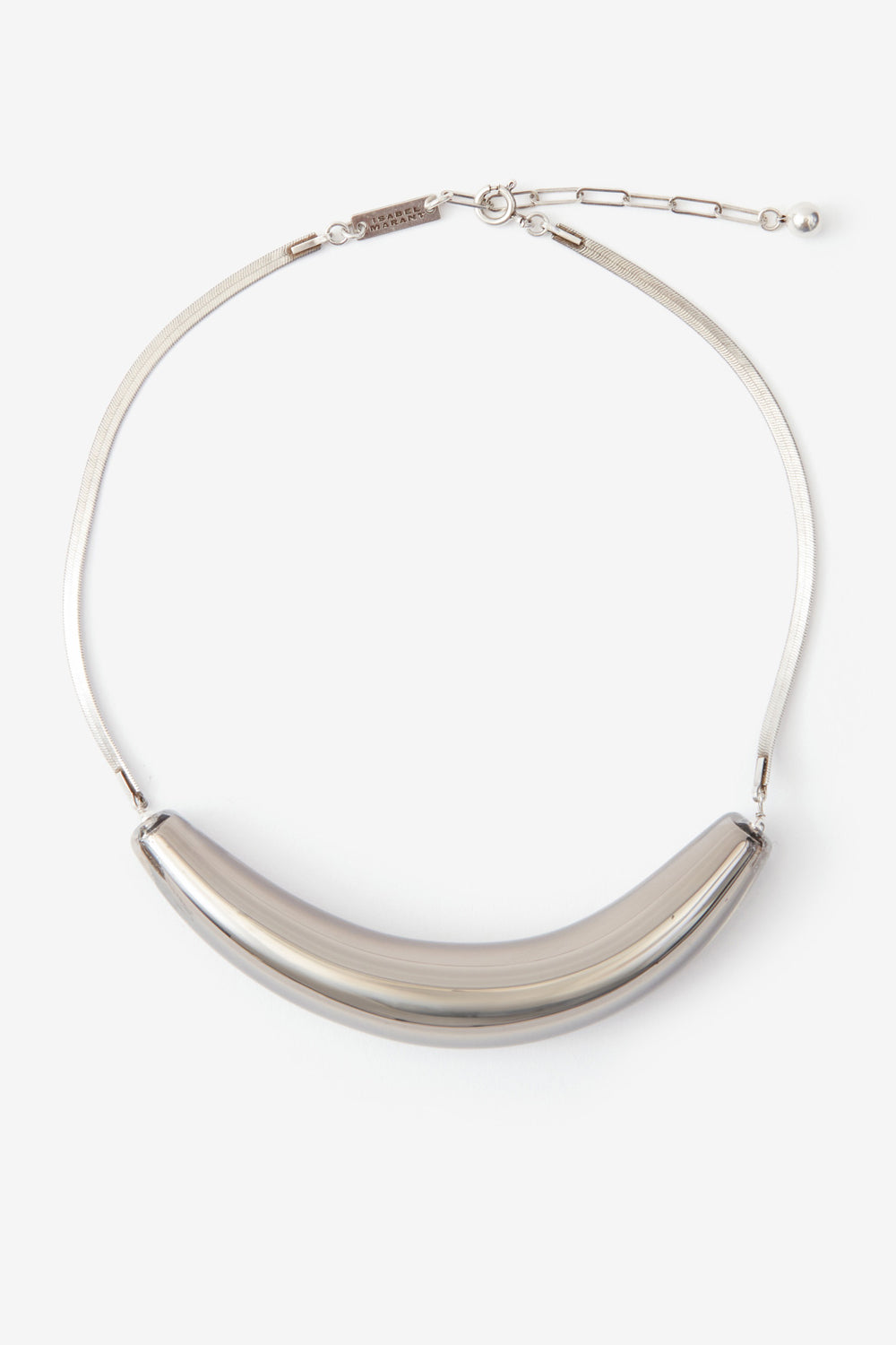 Halskette oyan mit oversized-perle - Gun metal-silver - Woman - 1