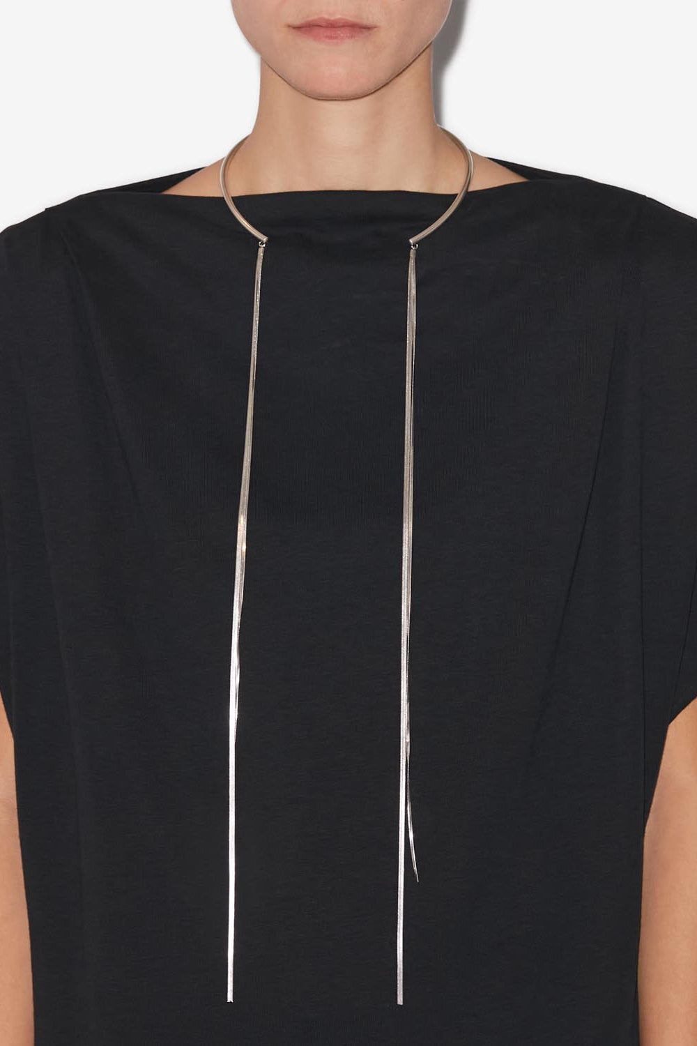 Silberfarbene schalhalskette fascinating - Silber - Woman - 2