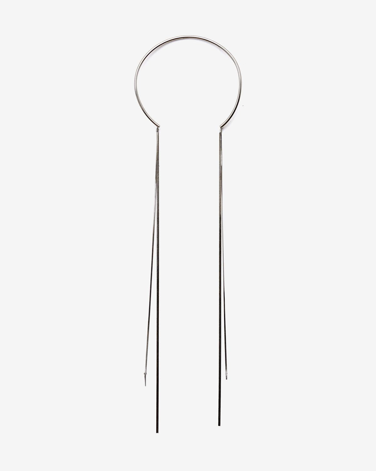 Fascinating シルバーの色調のスカーフネックレス - 銀 - Woman - 1