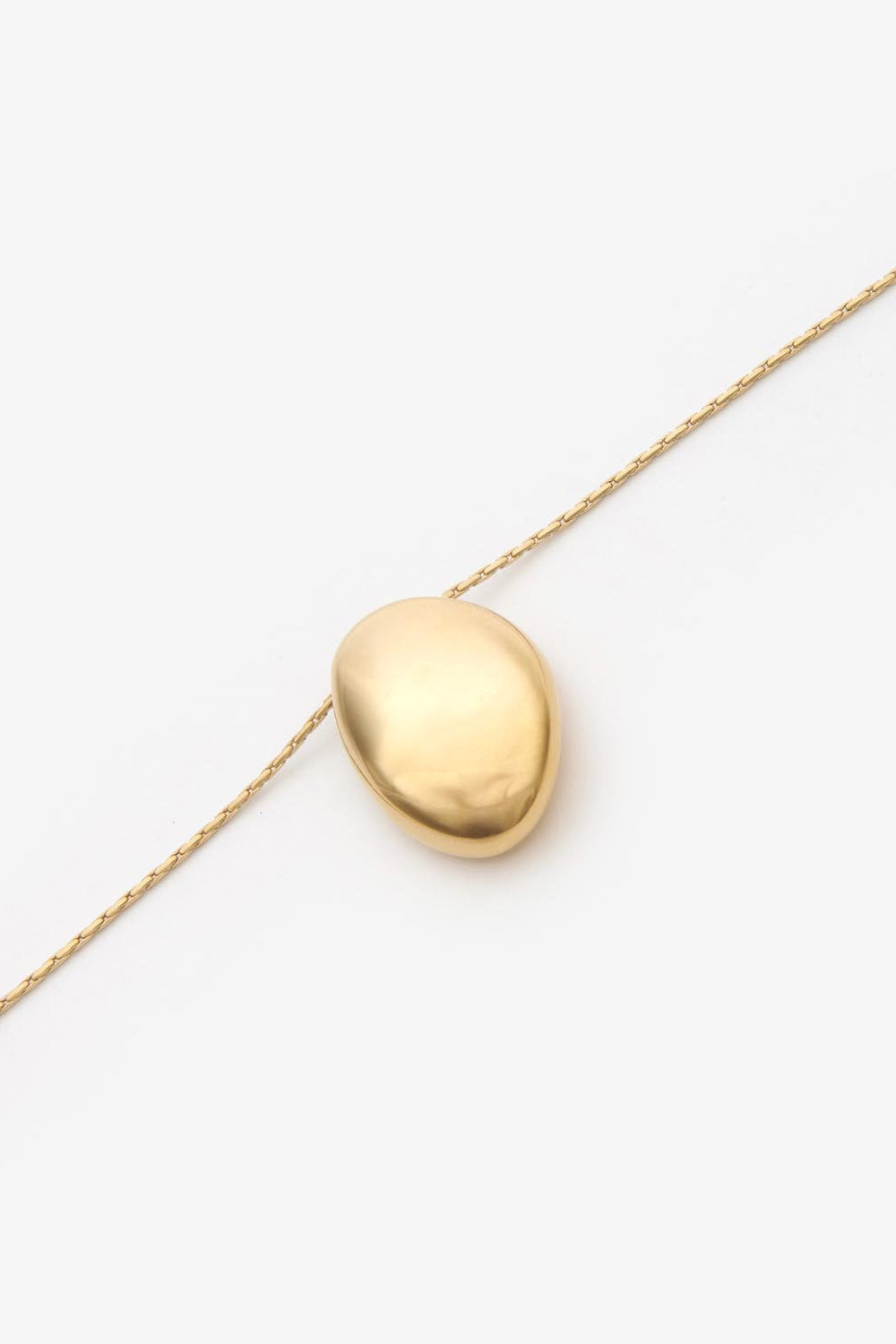 Shiny day pendant necklace in gold-finish brass - Gold - Woman - 3