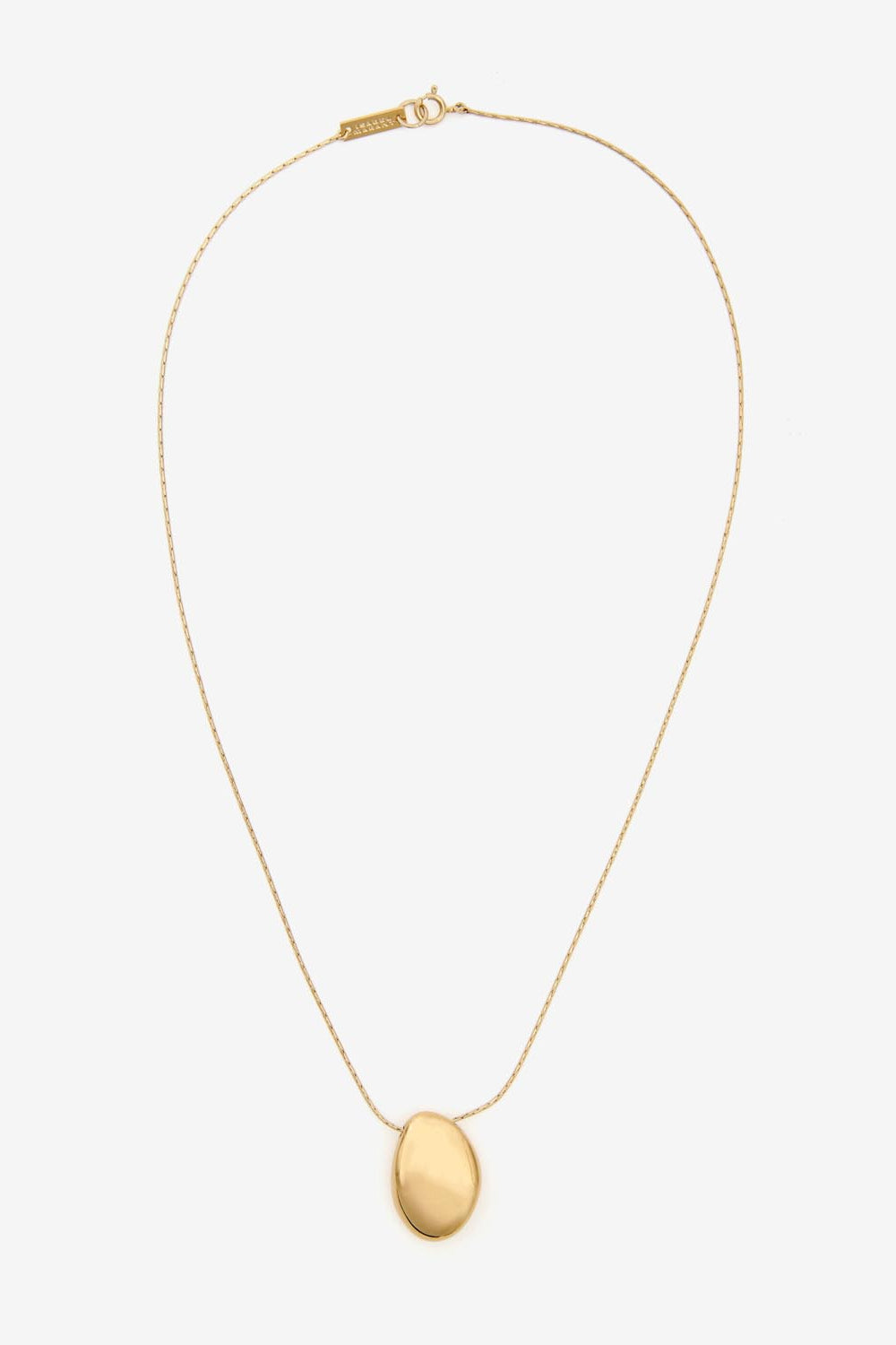 Shiny day pendant necklace in gold-finish brass - Gold - Woman - 1