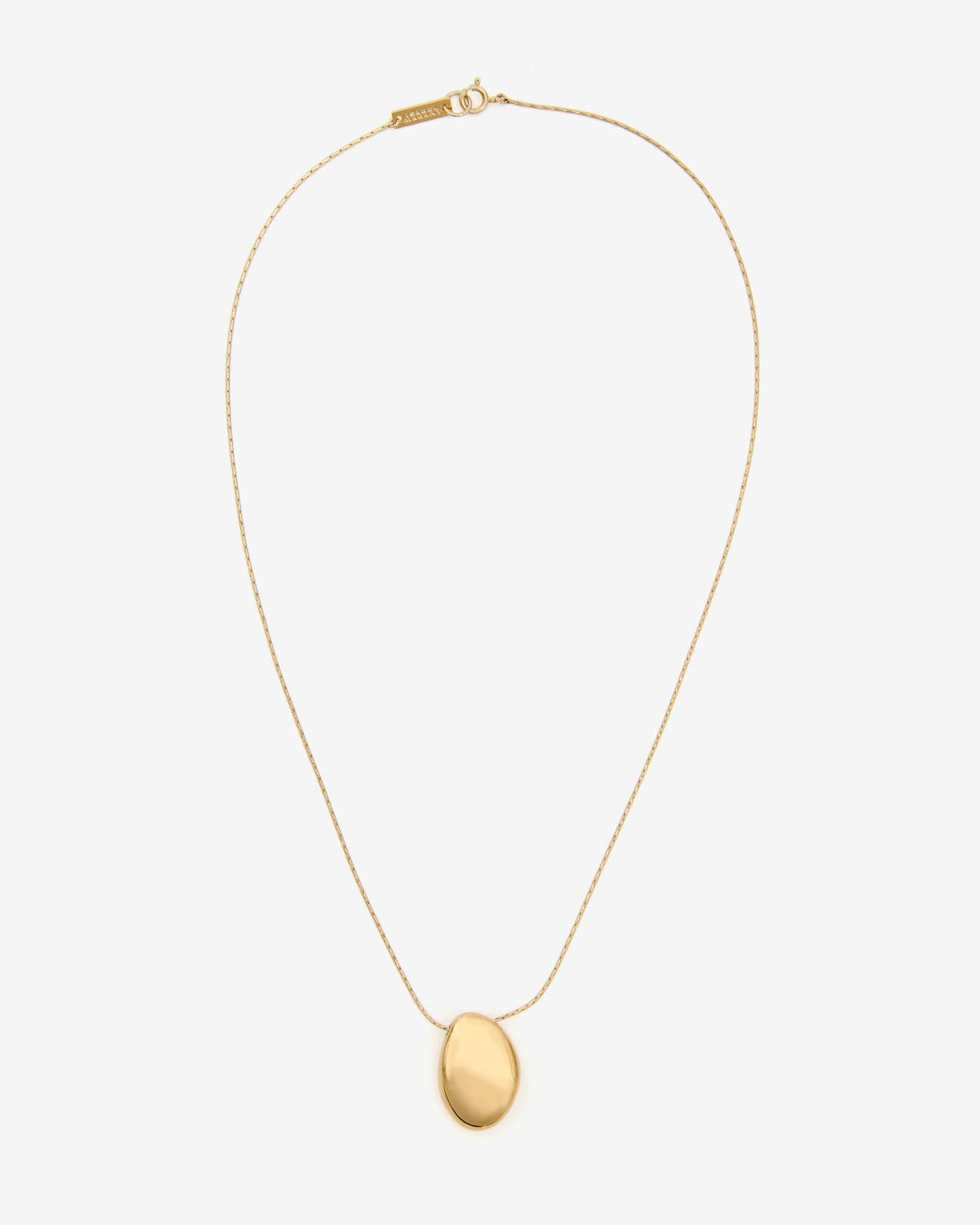 Shiny day pendant necklace in gold-finish brass - Gold - Woman - 1