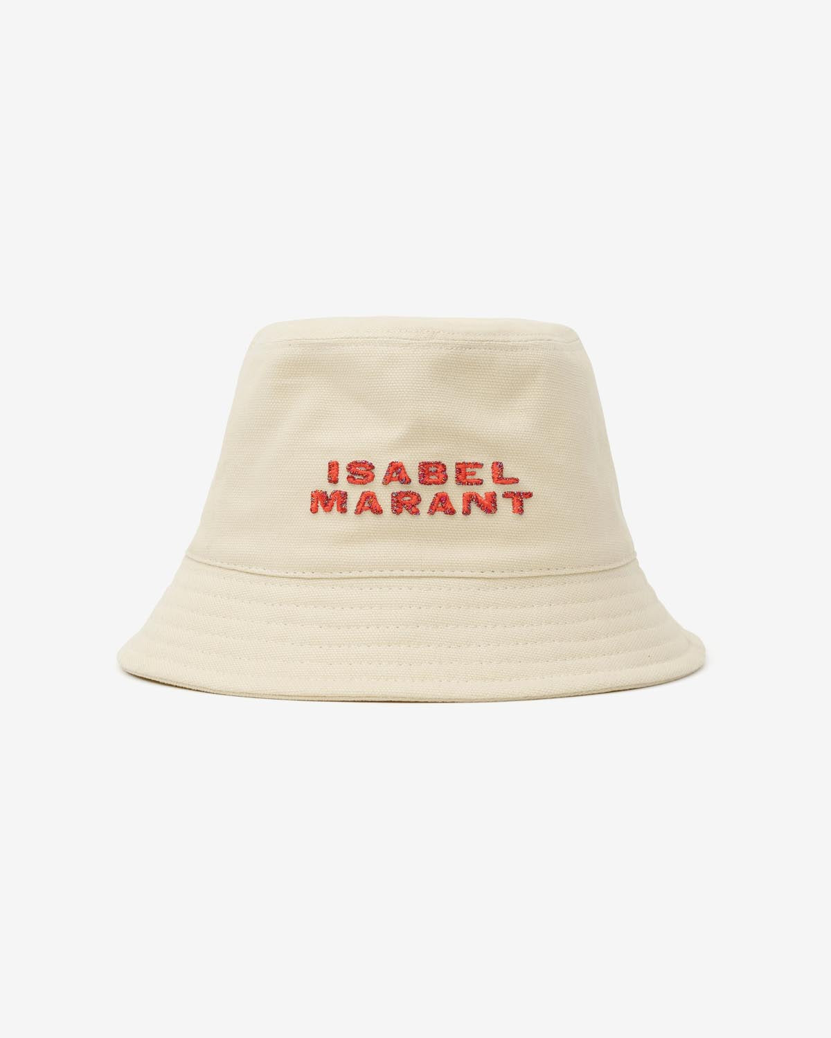 Cappello alla pescatora con logo ricamato haley - Ecru - Woman - 1