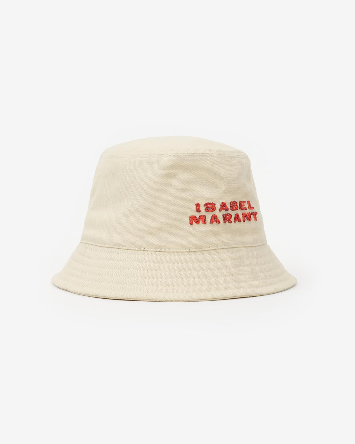 Cappello alla pescatora con logo ricamato haley - Ecru - Woman - 3