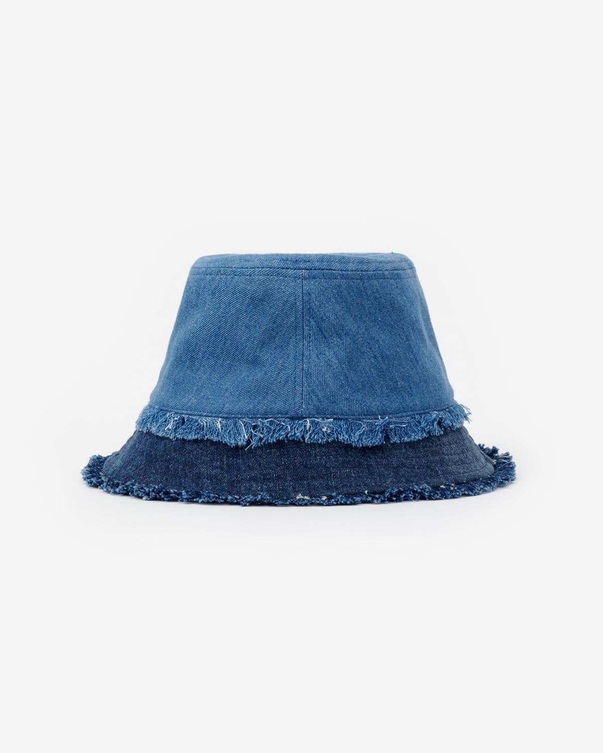 Bergen cotton bucket hat with logo - Blue - Woman - 2