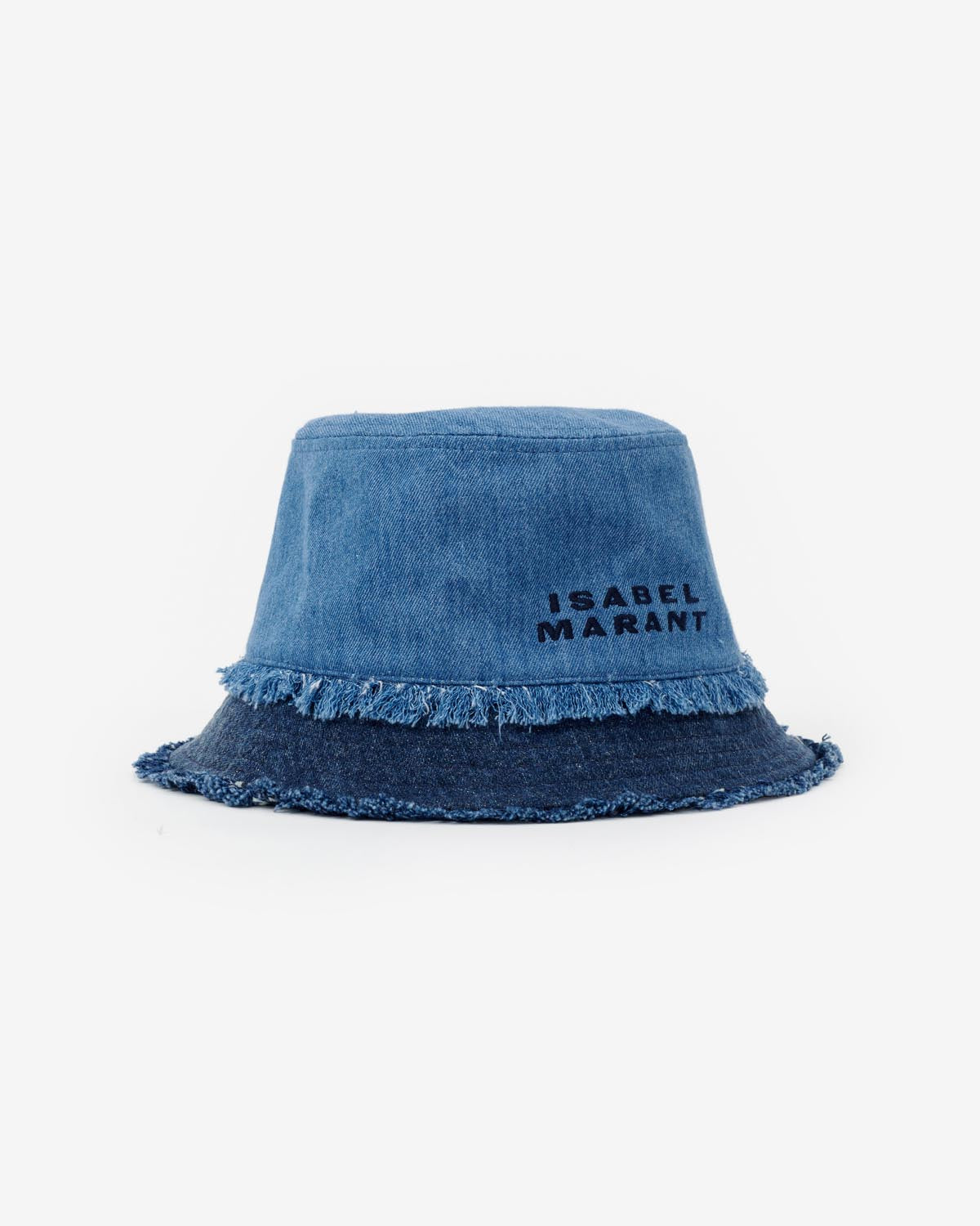 Bergen cotton bucket hat with logo - Blue - Woman - 3