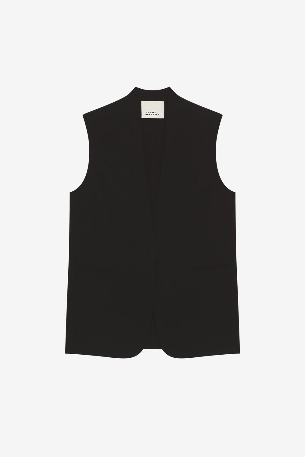 Chaleco «traje» de punto emara - Negro - Woman - 1