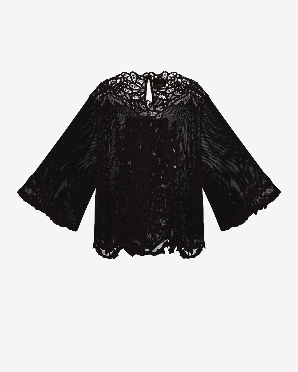 Top de encaje vera - Negro - Woman - 5