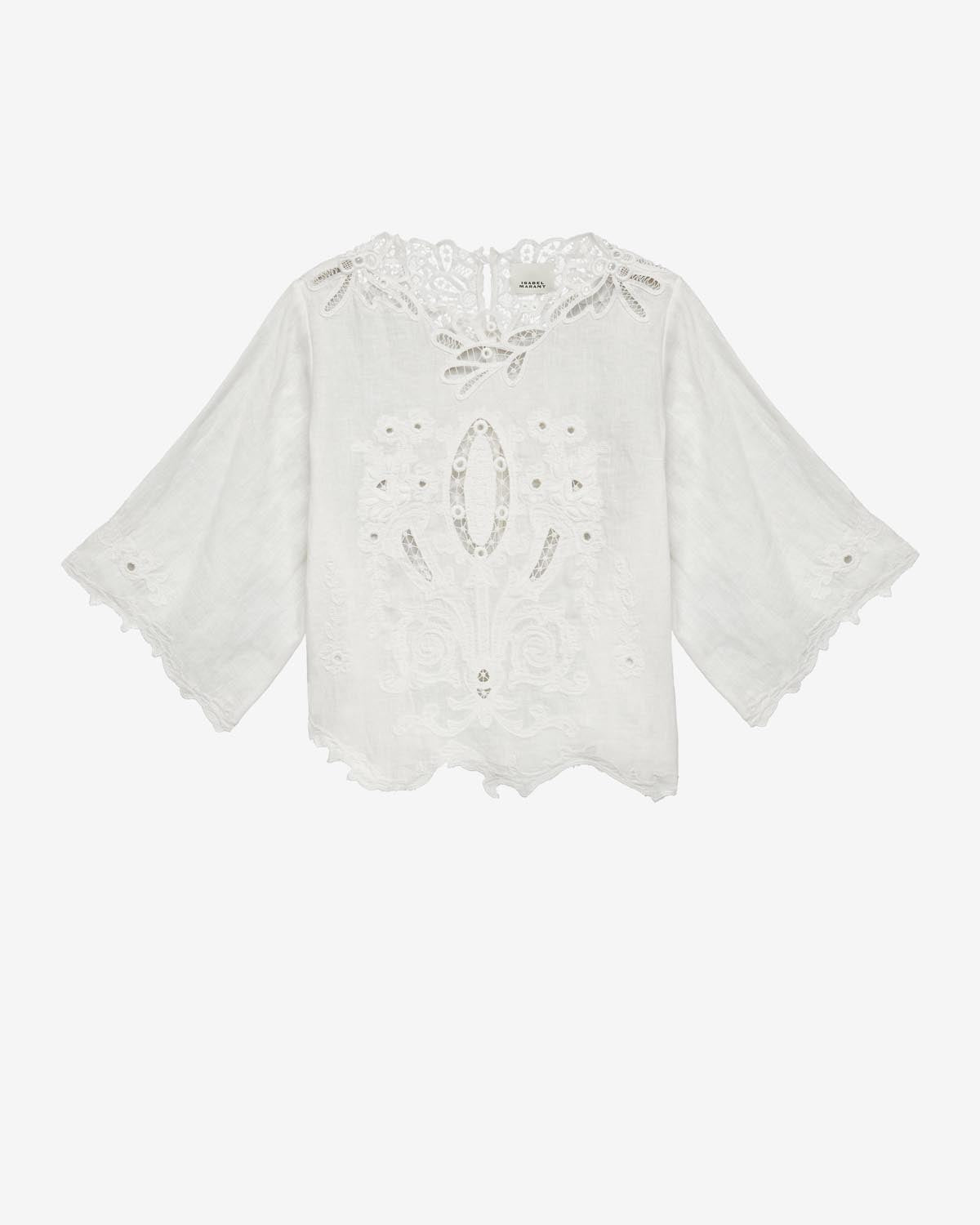 Vera 레이스 소재의 탑 - 하얀색 - Woman - 5