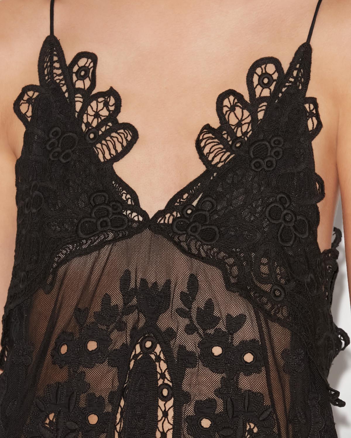 Victoria lace top - Black - Woman - 2