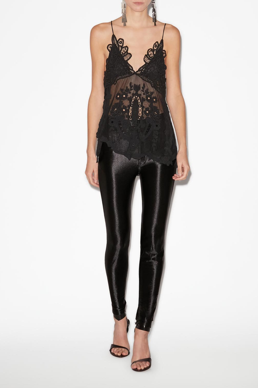 Victoria lace top - Black - Woman - 2