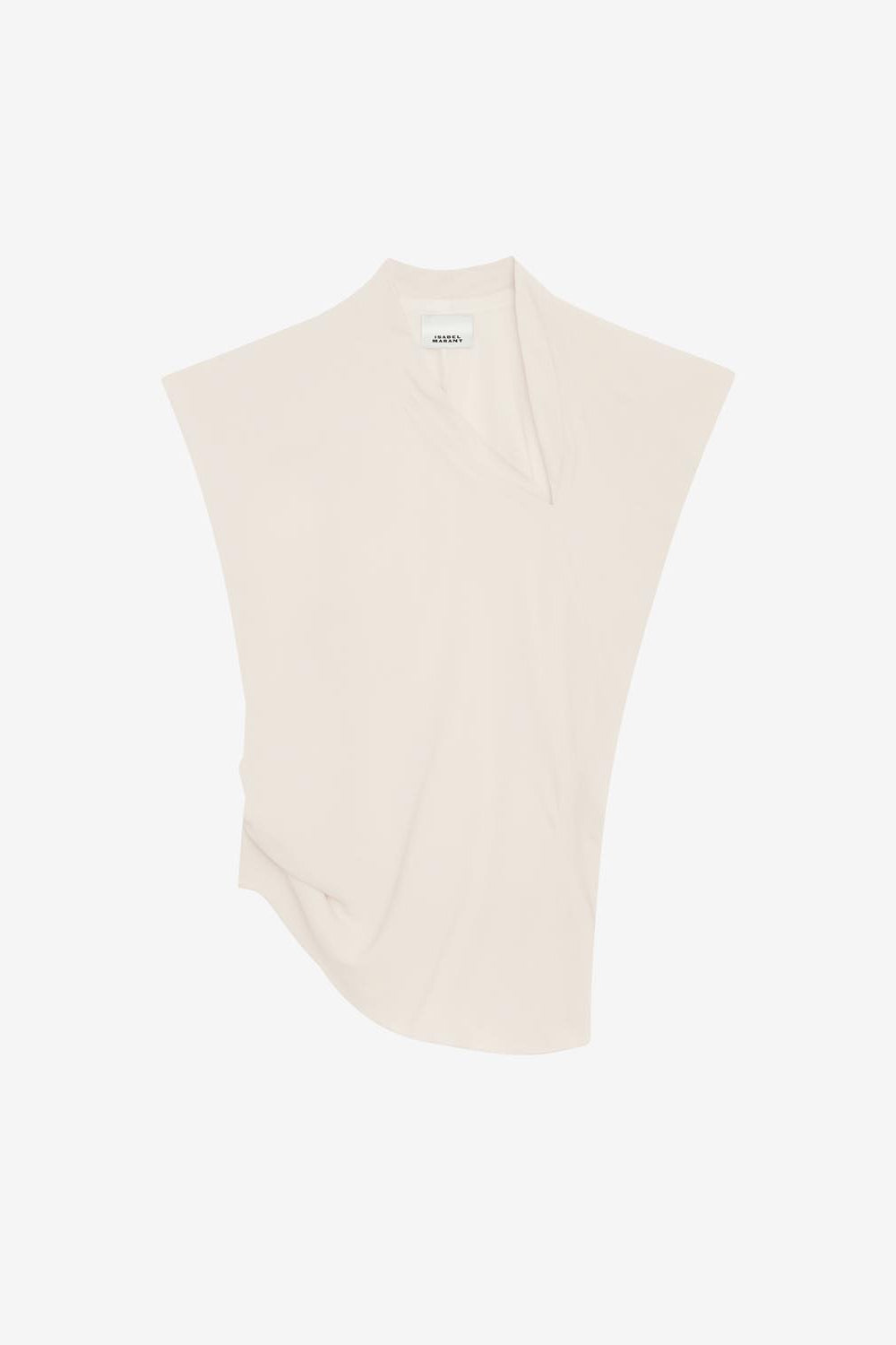 Keddy top in stretch jersey - Chalk - Woman - 1