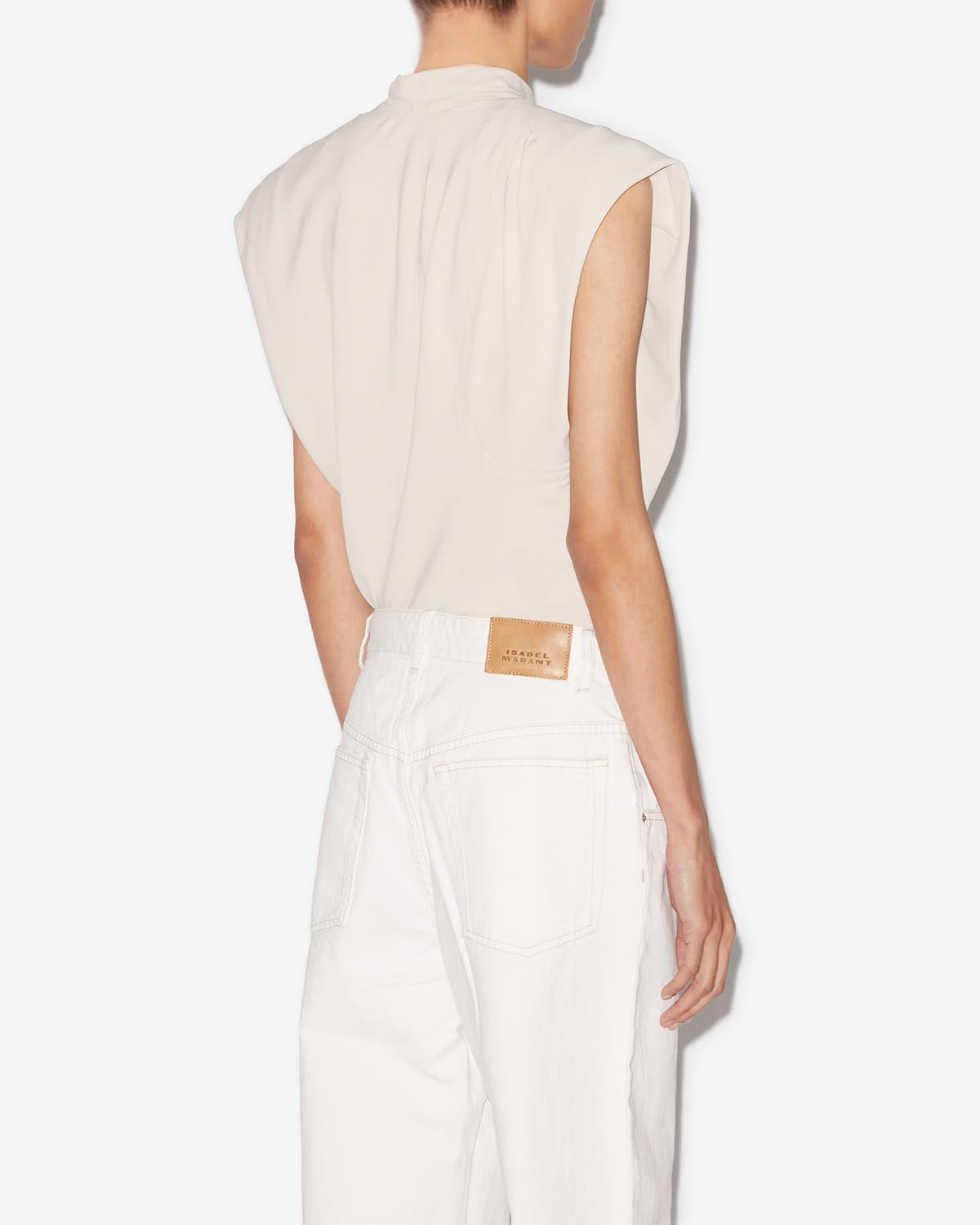 Top de punto elástico keddy - Beige - Woman - 4