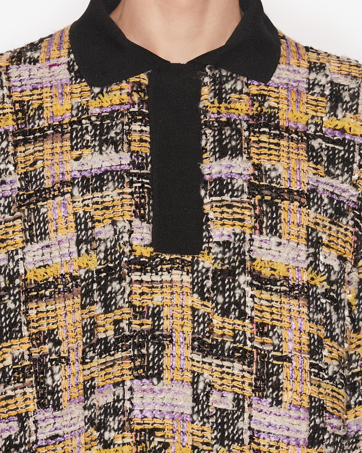 Dorian ウールツイード トップス - Lilac-yellow - Man - 2