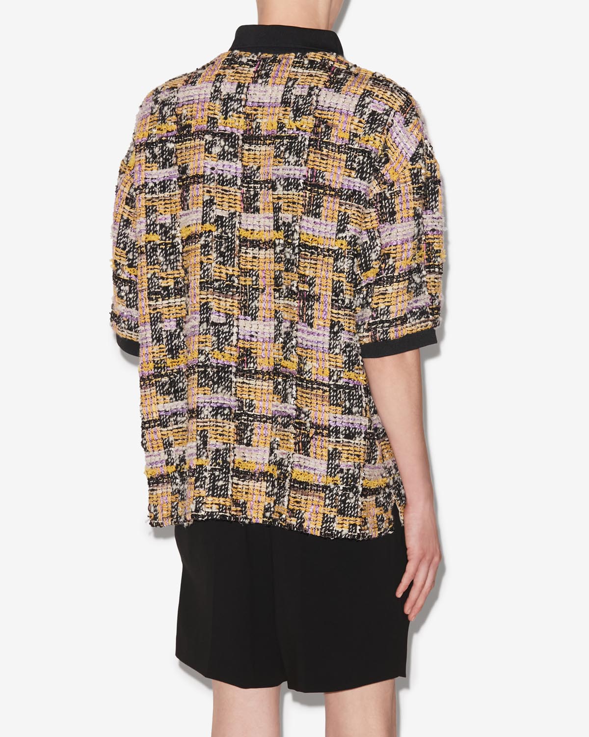 Dorian ウールツイード トップス - Lilac-yellow - Man - 4