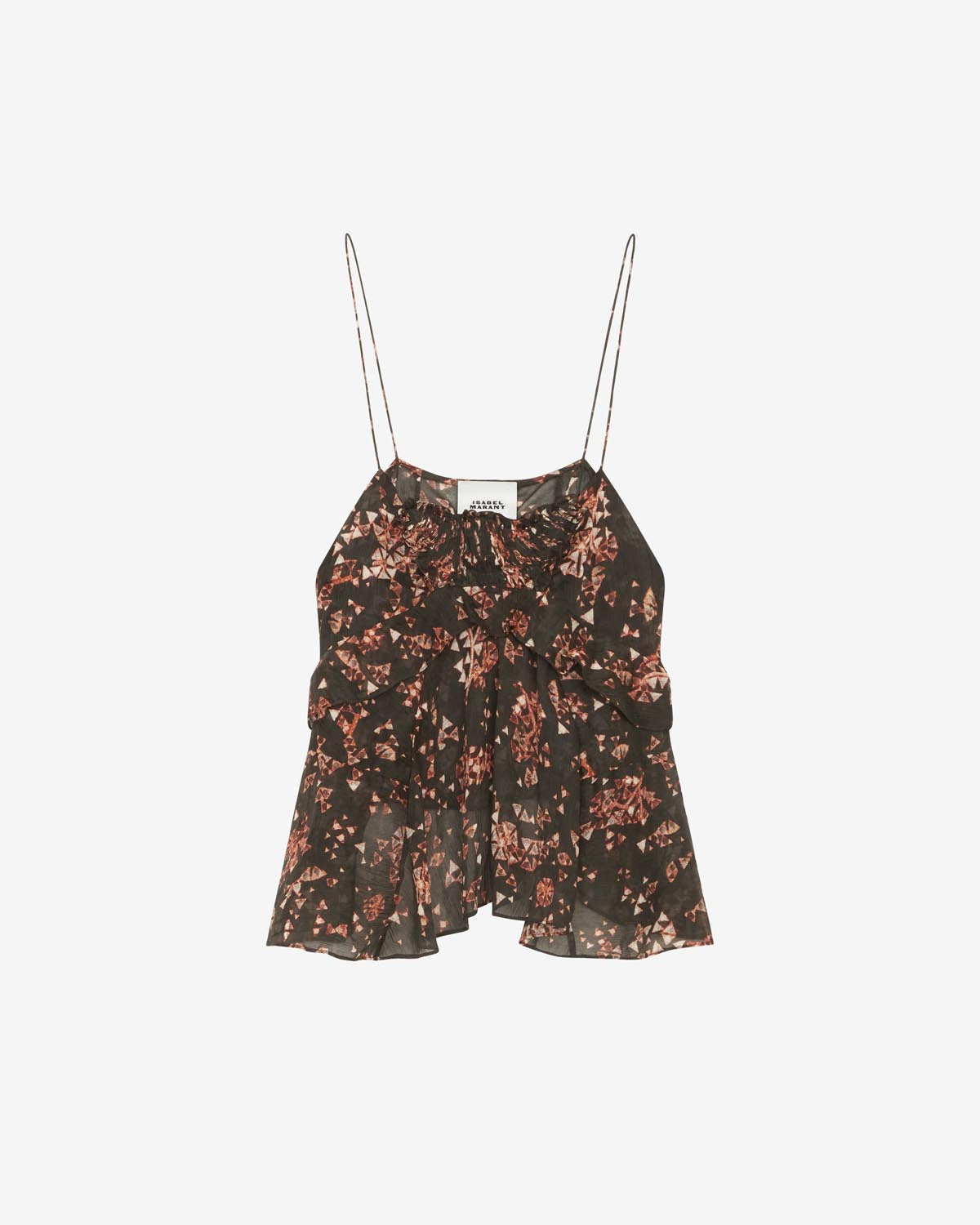 Anissa printed top - Black - Woman - 5