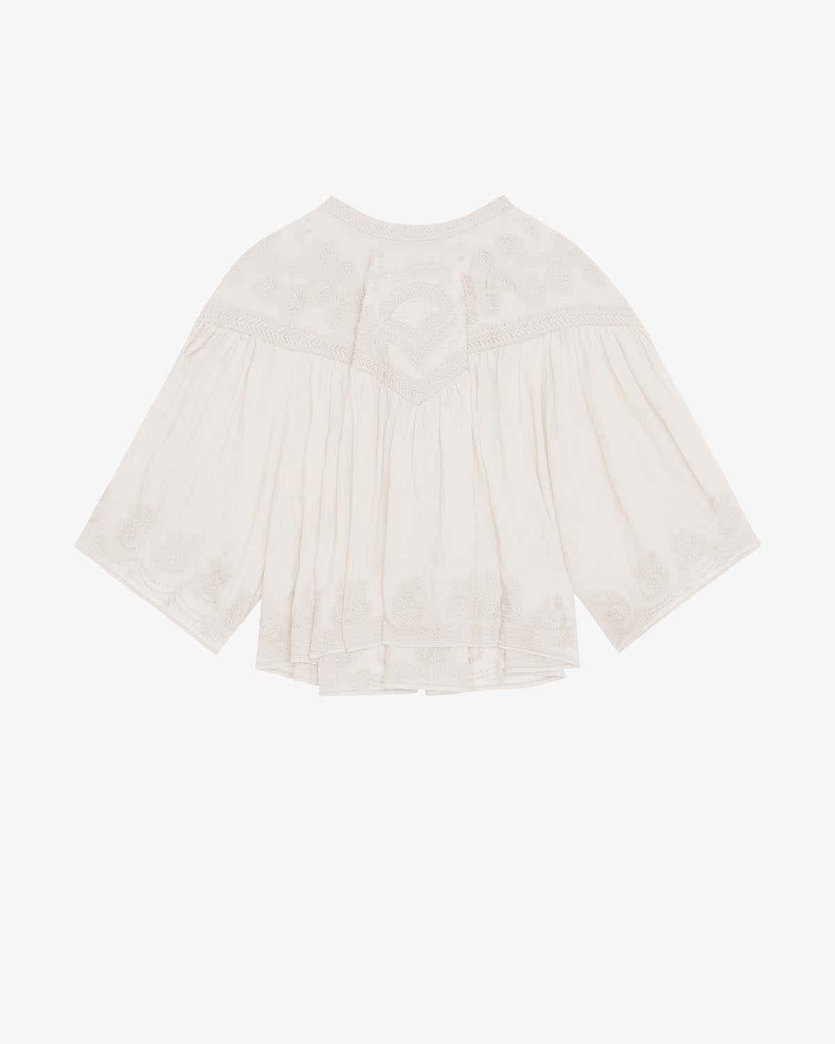 Elodia embroidered lace top - White - Woman - 5