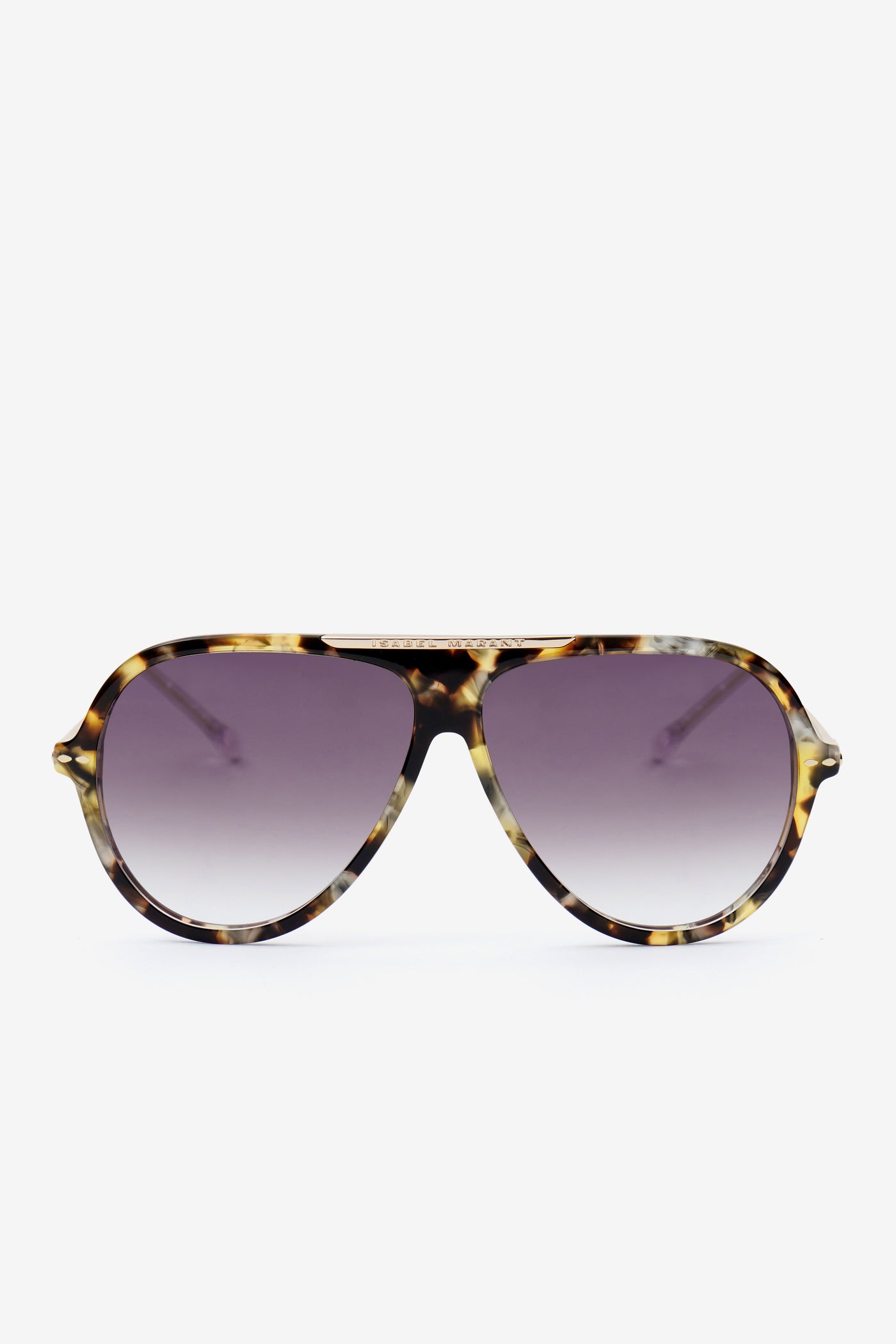 Gafas de sol de aviador hera - Havana gold-green - Woman - 1