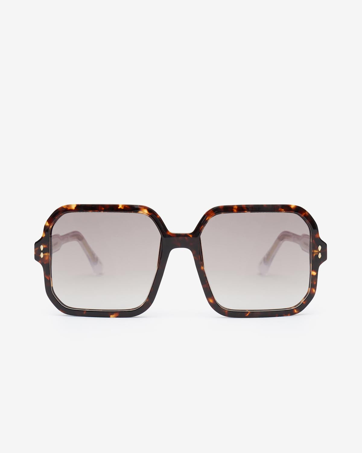 Rechteckige sonnenbrille livia - Havana-brown s - Woman - 1