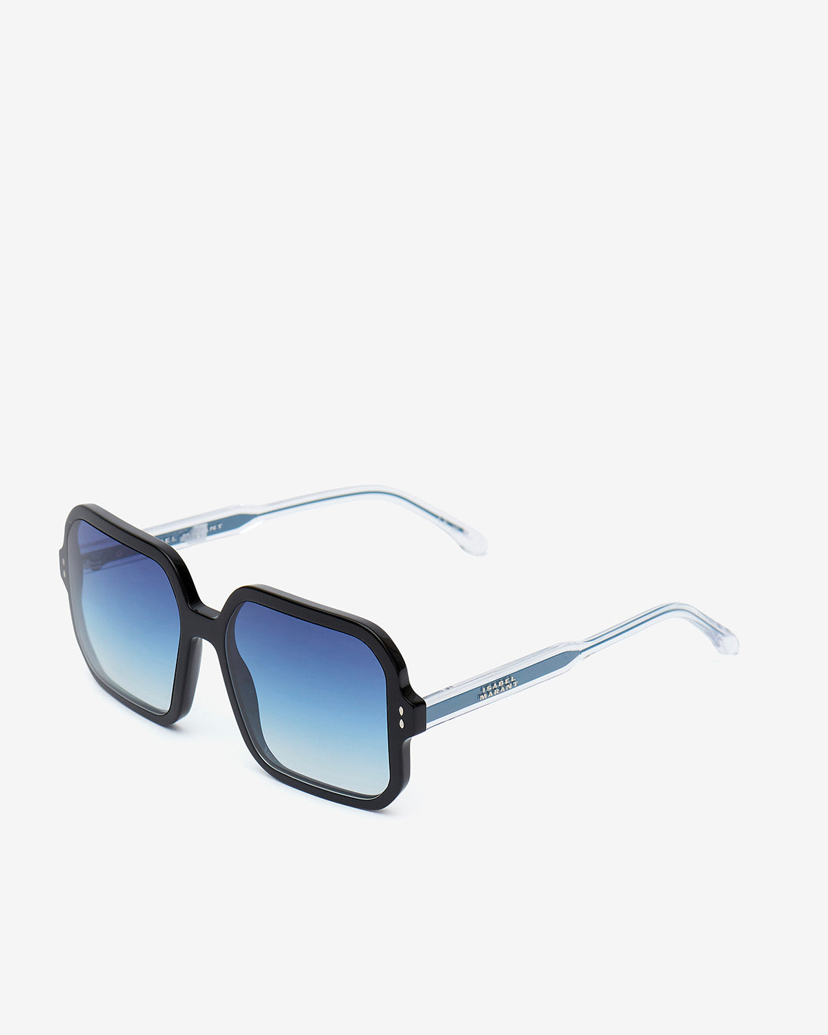 Gafas de sol rectangulares livia - Black-gray azure - Woman - 2
