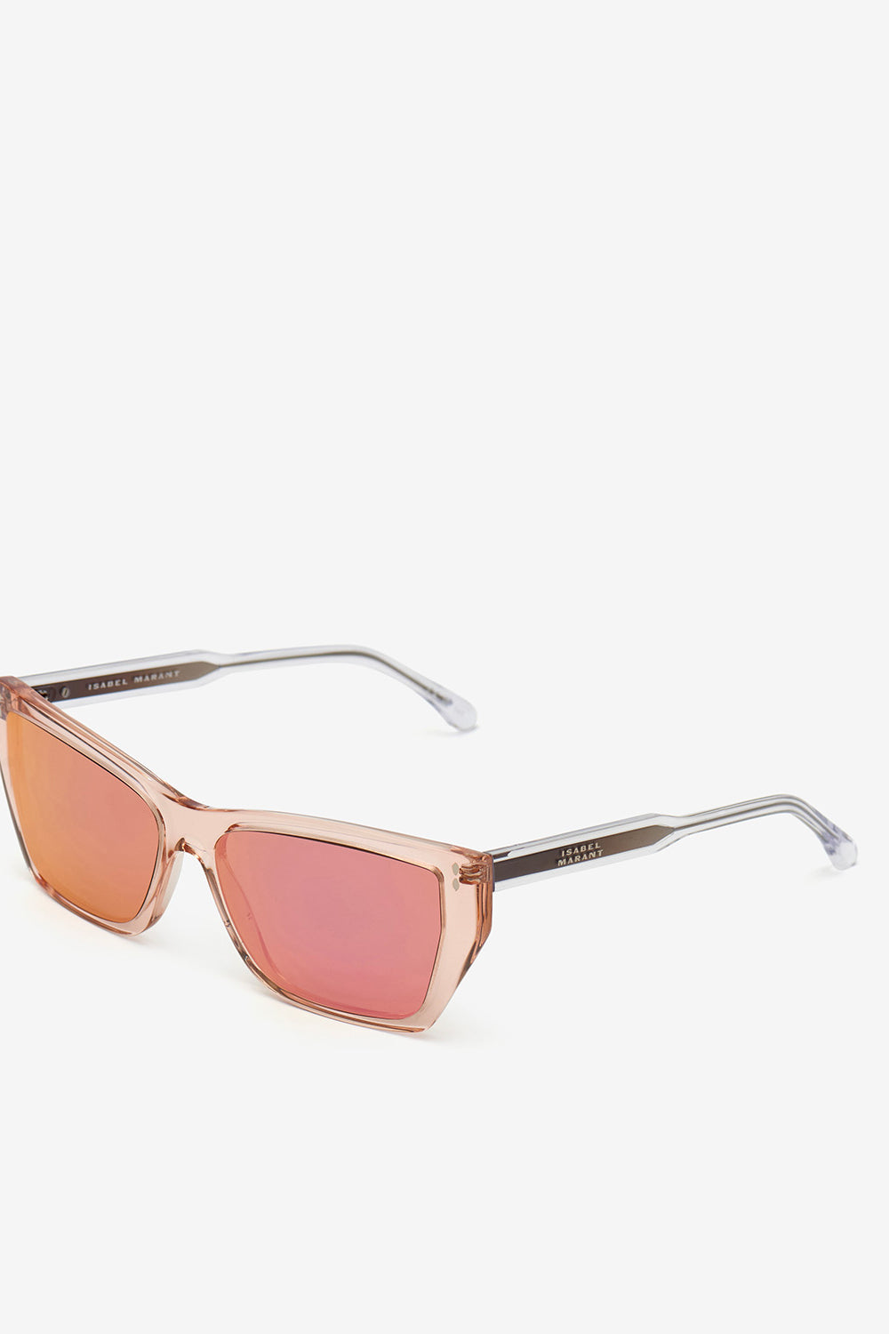 Gafas de sol rectangulares tessa - Transp pink/brown rose - Woman - 4