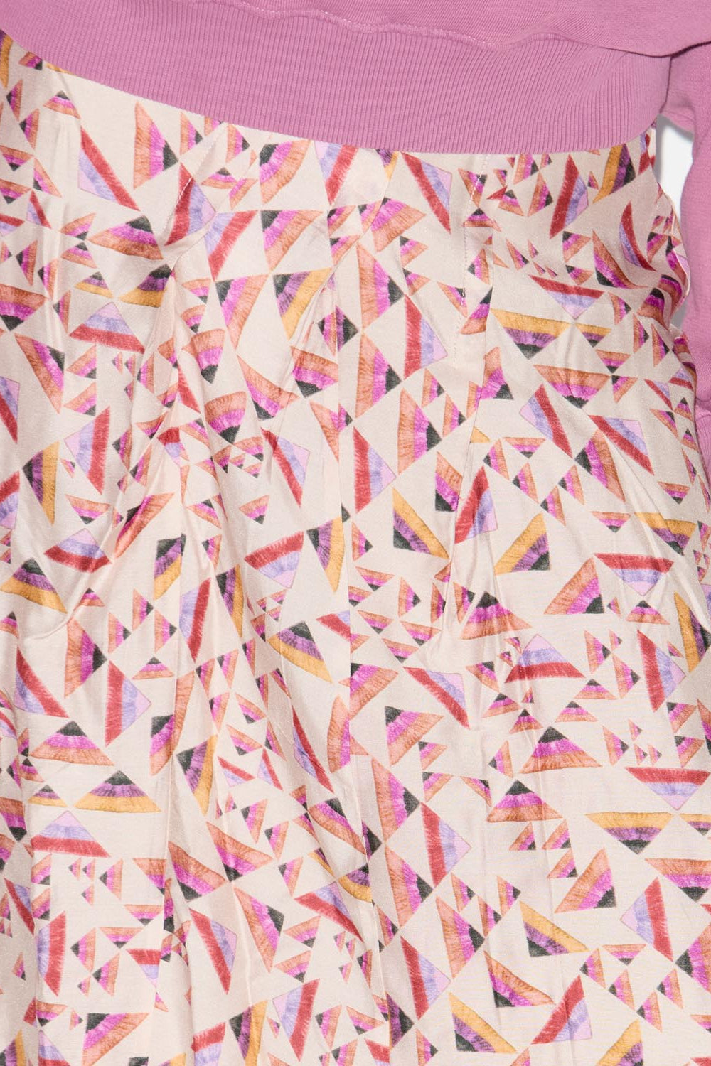 Falda midi estampada cacia - Ecru-multicolore - Woman - 3