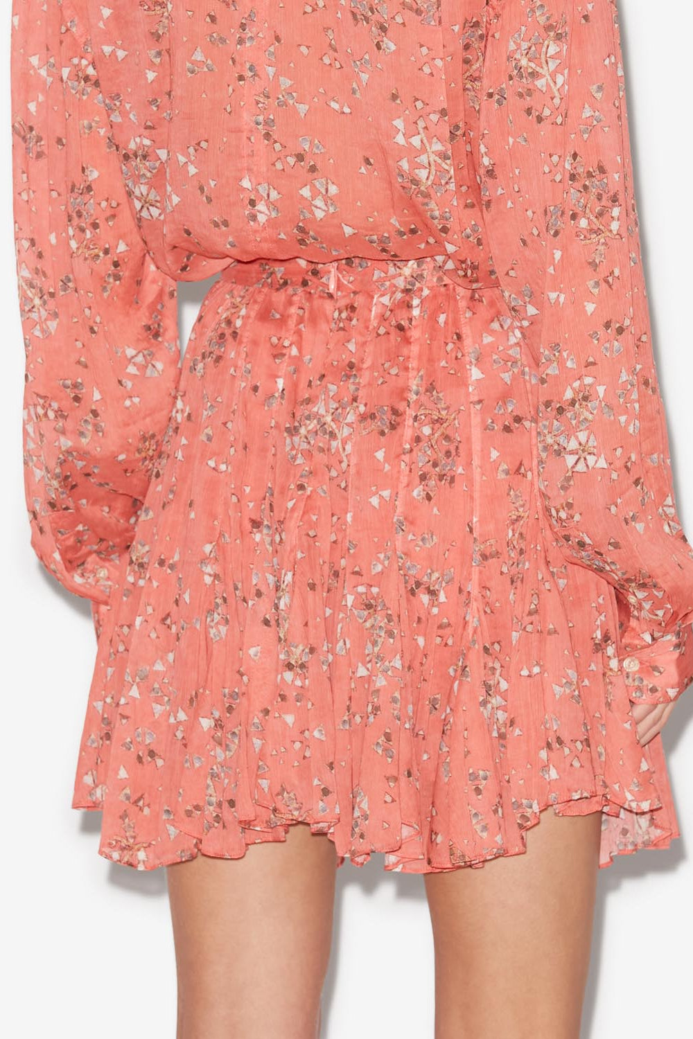 Minifalda estampada anael - Shell pink - Woman - 5