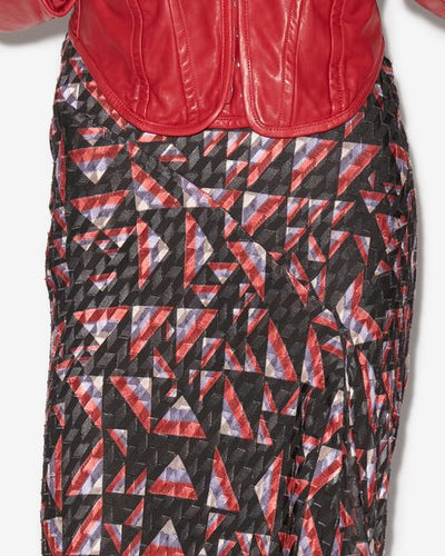 Jupe longue imprimée katae - Noir-multicolore - Woman - 2