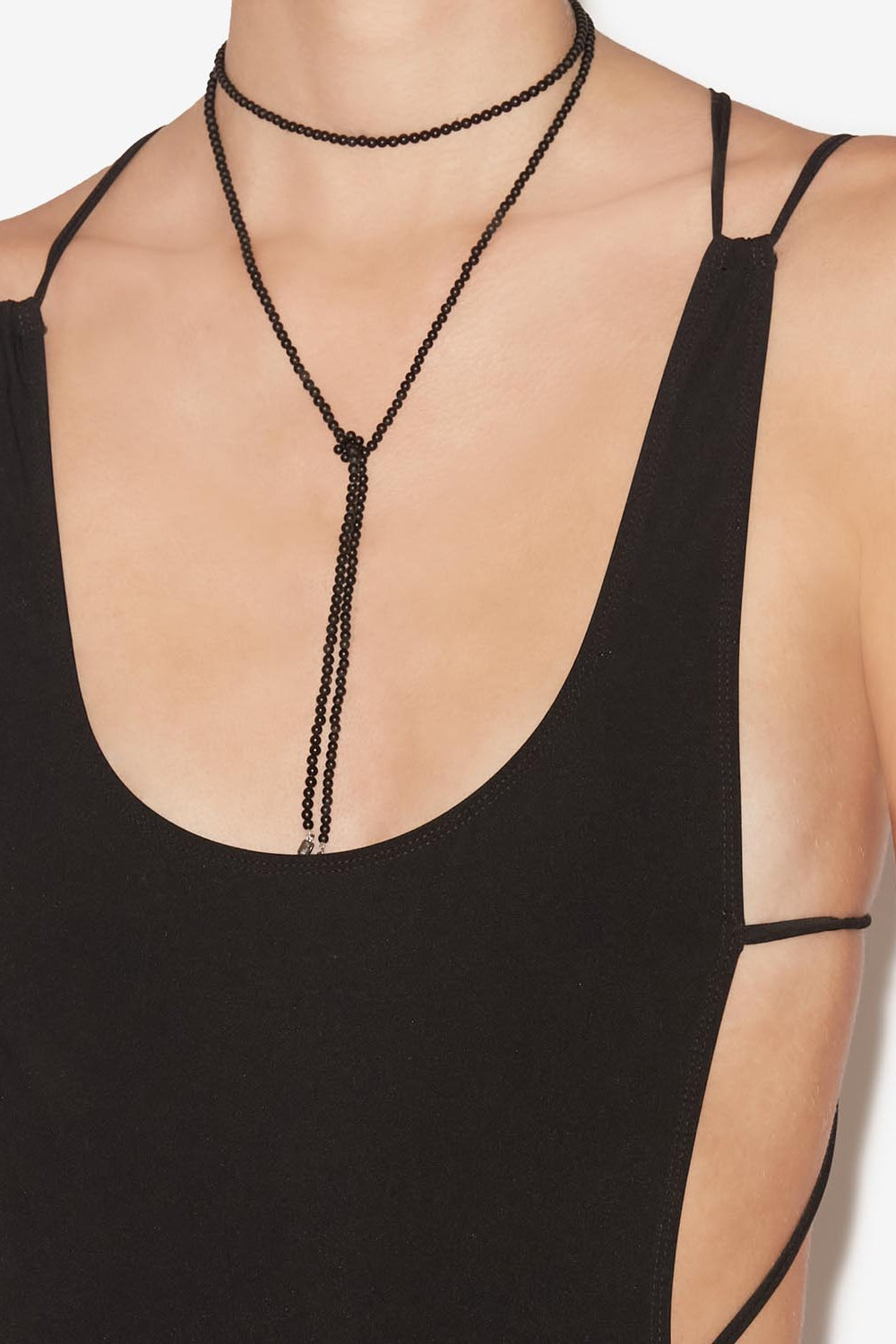 Einteiliger badeanzug tenisia - Schwarz - Woman - 3