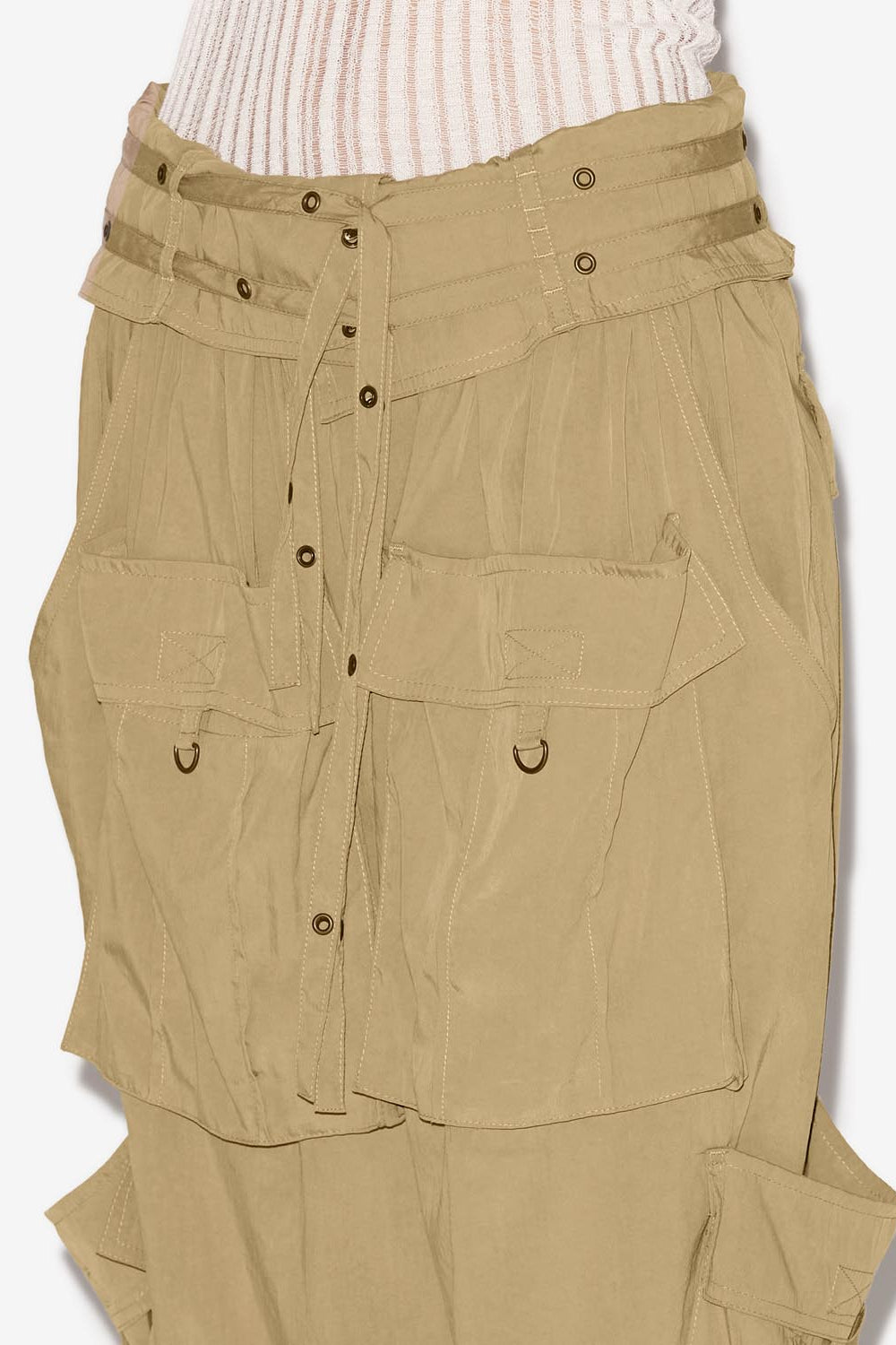 Pantalón fluido hadja - Caqui - Woman - 3