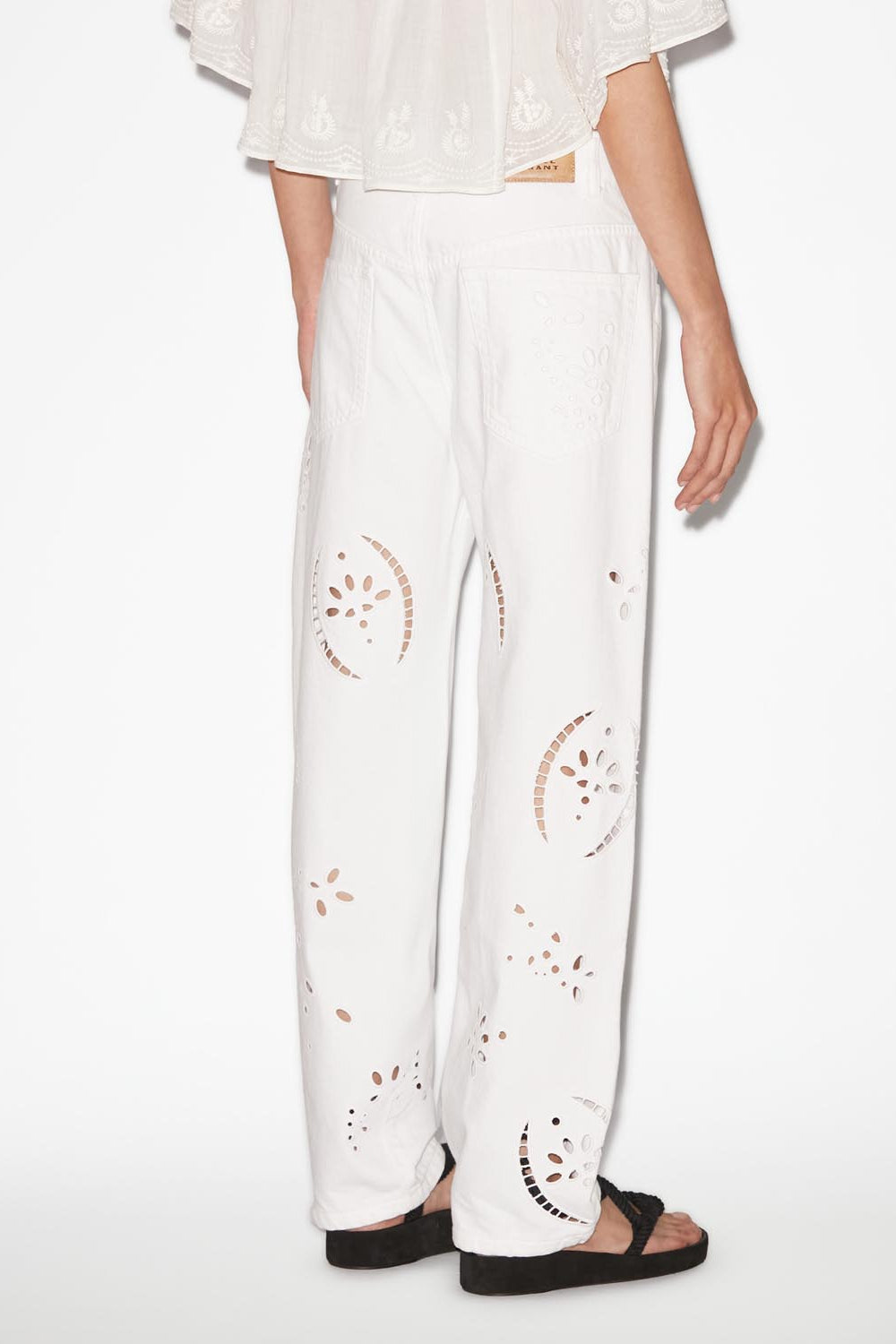 Vaquero calado irina - Blanco - Woman - 5