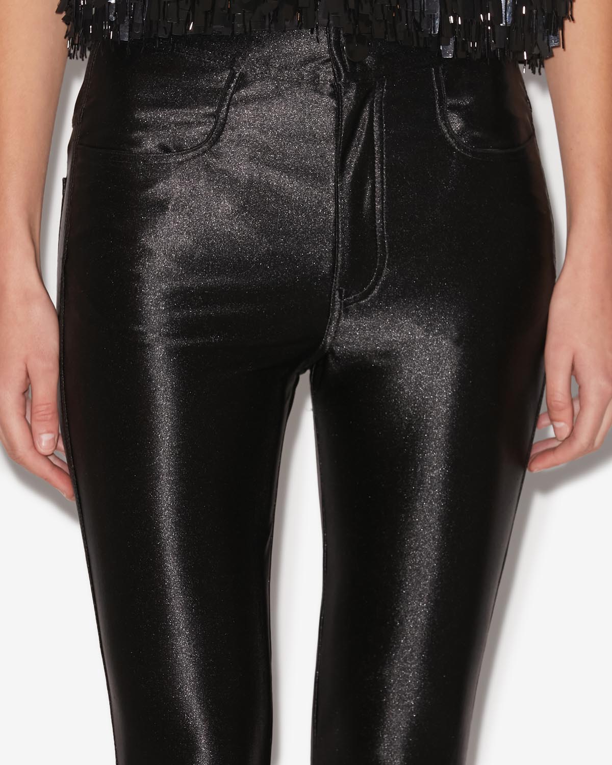 Pantalón de raso erna - Negro - Woman - 2