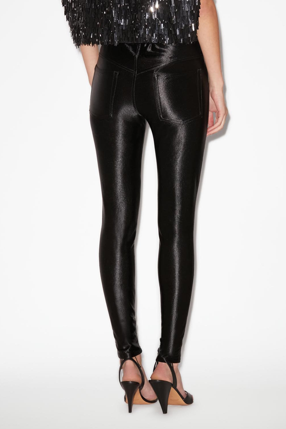 Pantalón de raso erna - Negro - Woman - 6