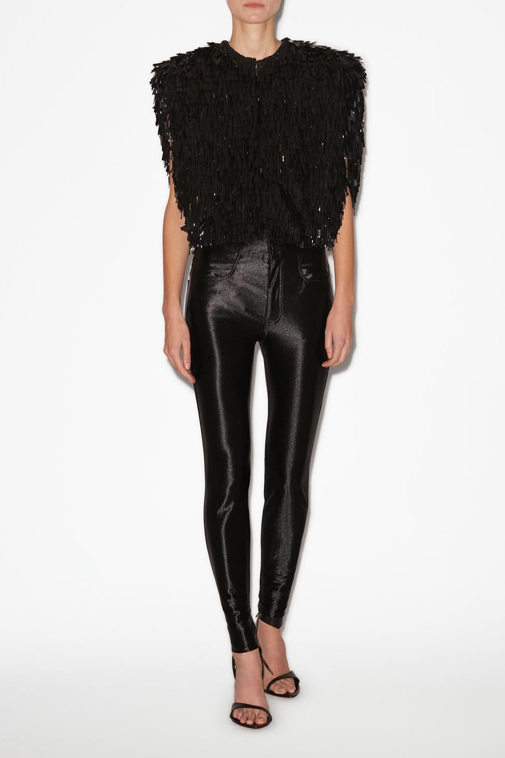 Pantalón de raso erna - Negro - Woman - 3