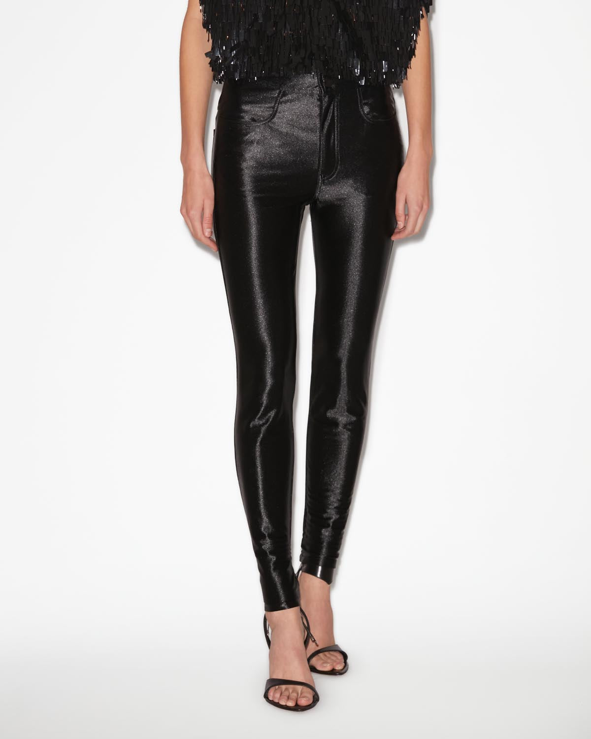 Pantalón de raso erna - Negro - Woman - 3