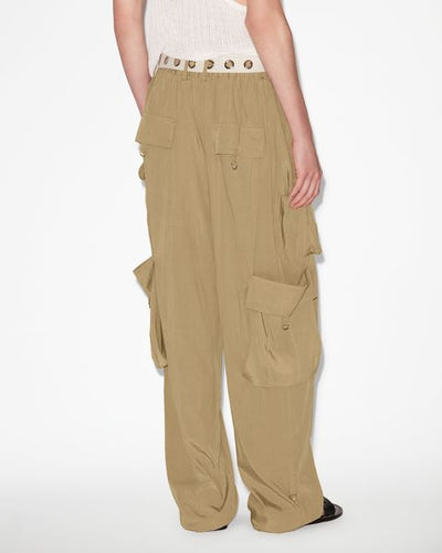 Hadjakim flowing pants - Khaki - Man - 4