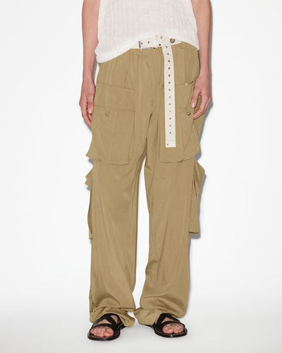 Hadjakim flowing pants - Khaki - Man - 3