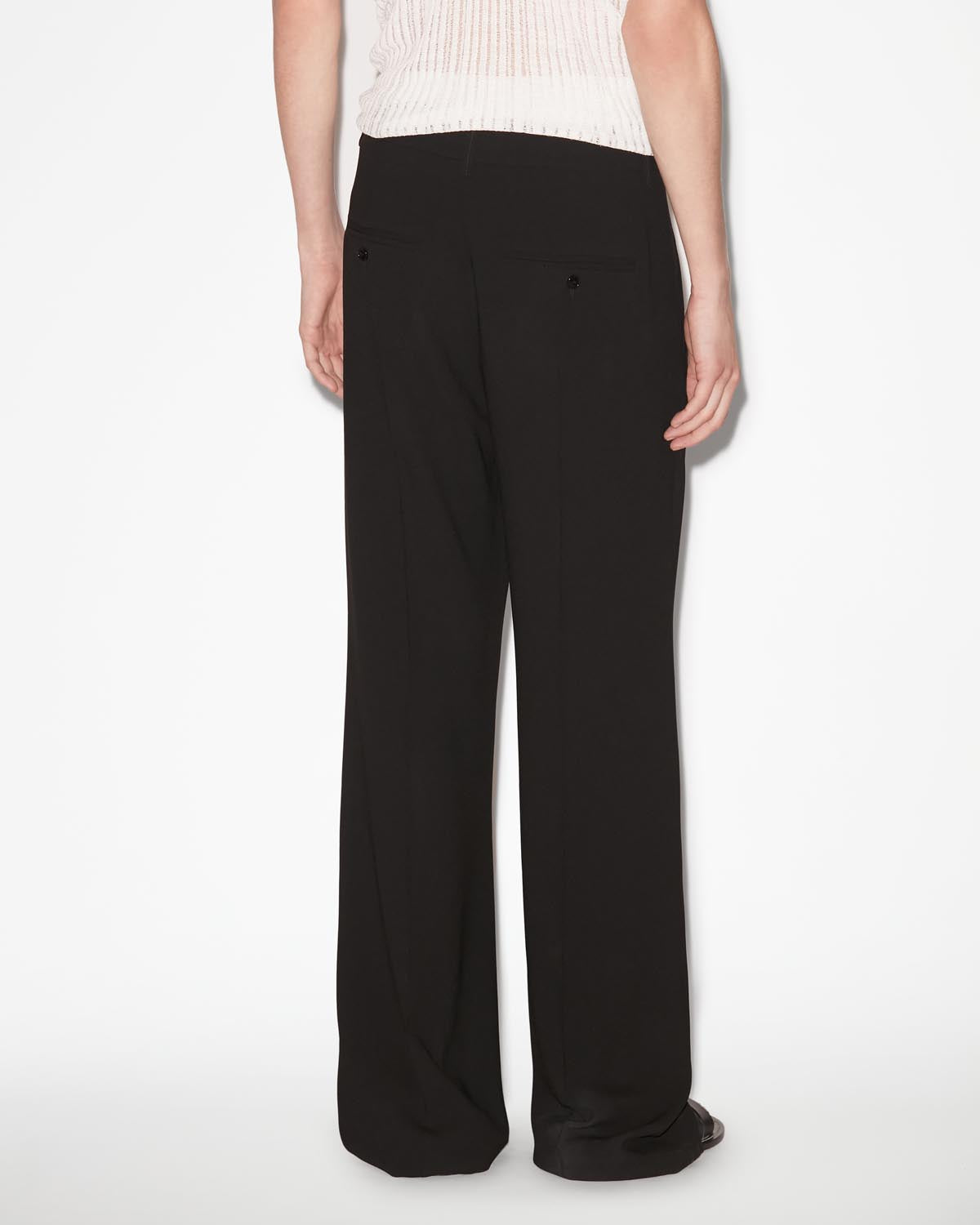 Noeva wide-leg suit pants - Black - Man - 4