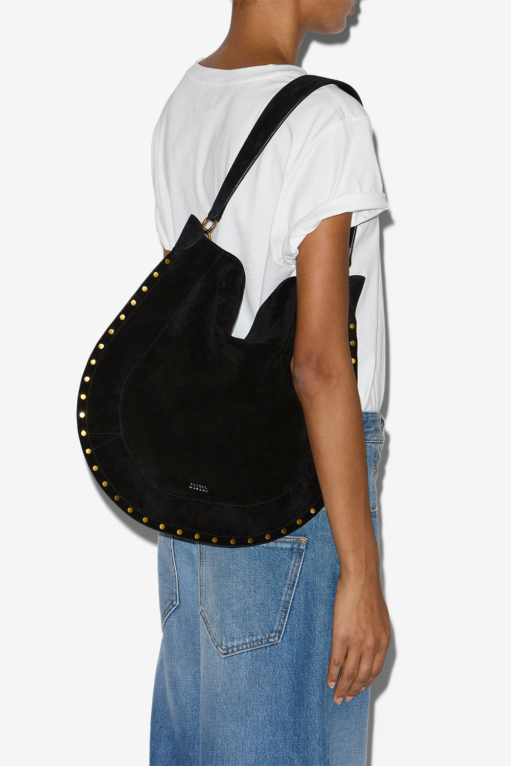 Oskan hobo soft shoulder bag - Black - Woman - 2
