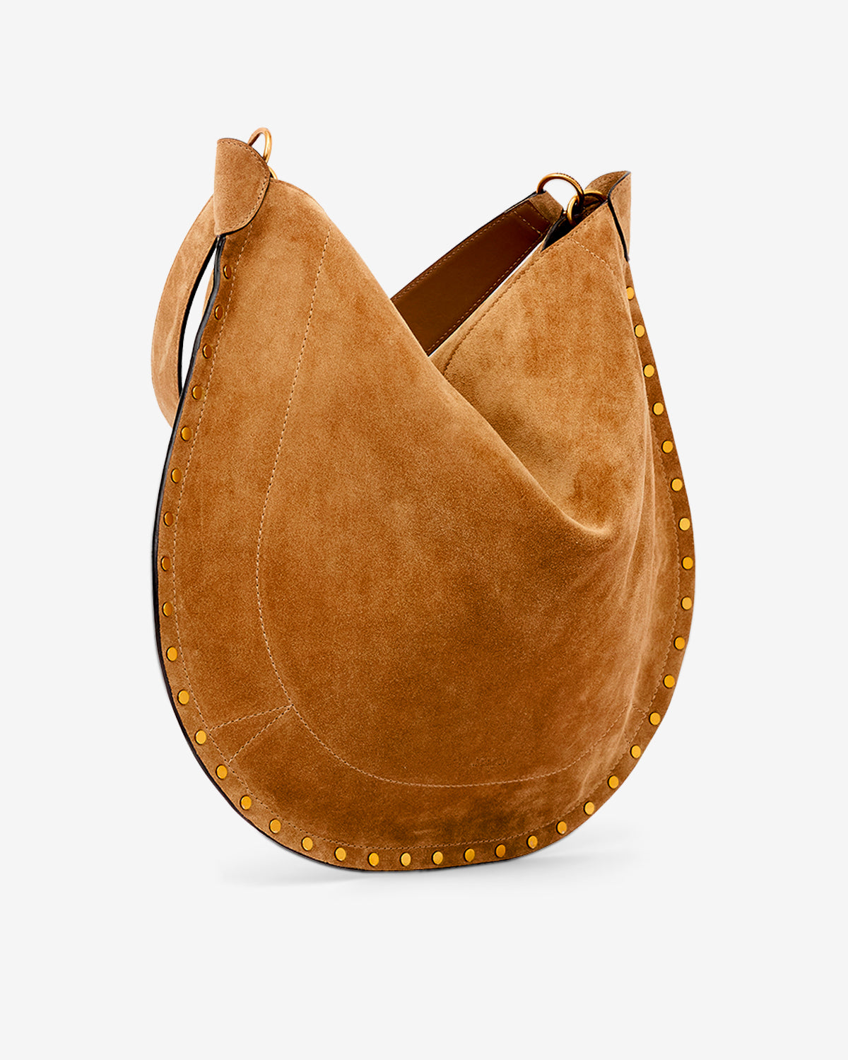 Bolso de ante de becerro oskan hobo soft - Cognac - Woman - 5