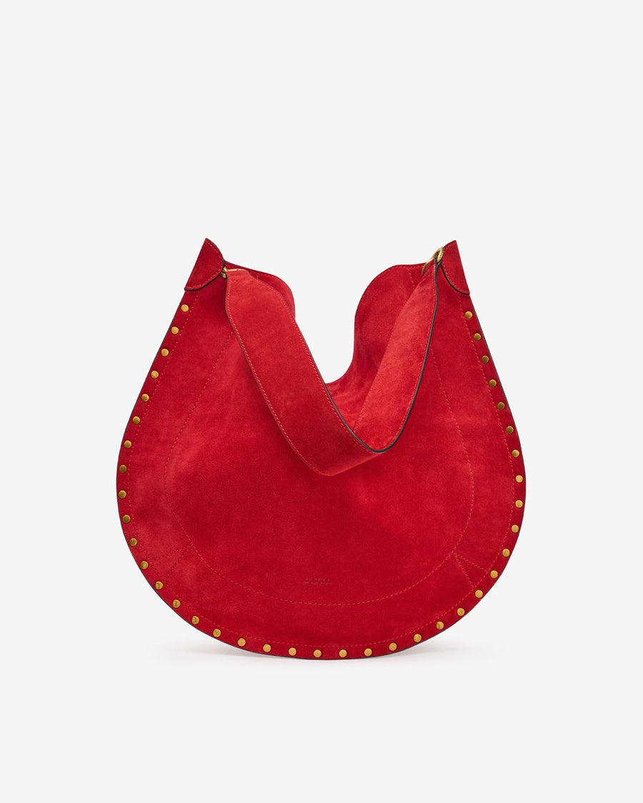 Oskan Hobo Soft Bag in Sand-Colored Suede main image 1
