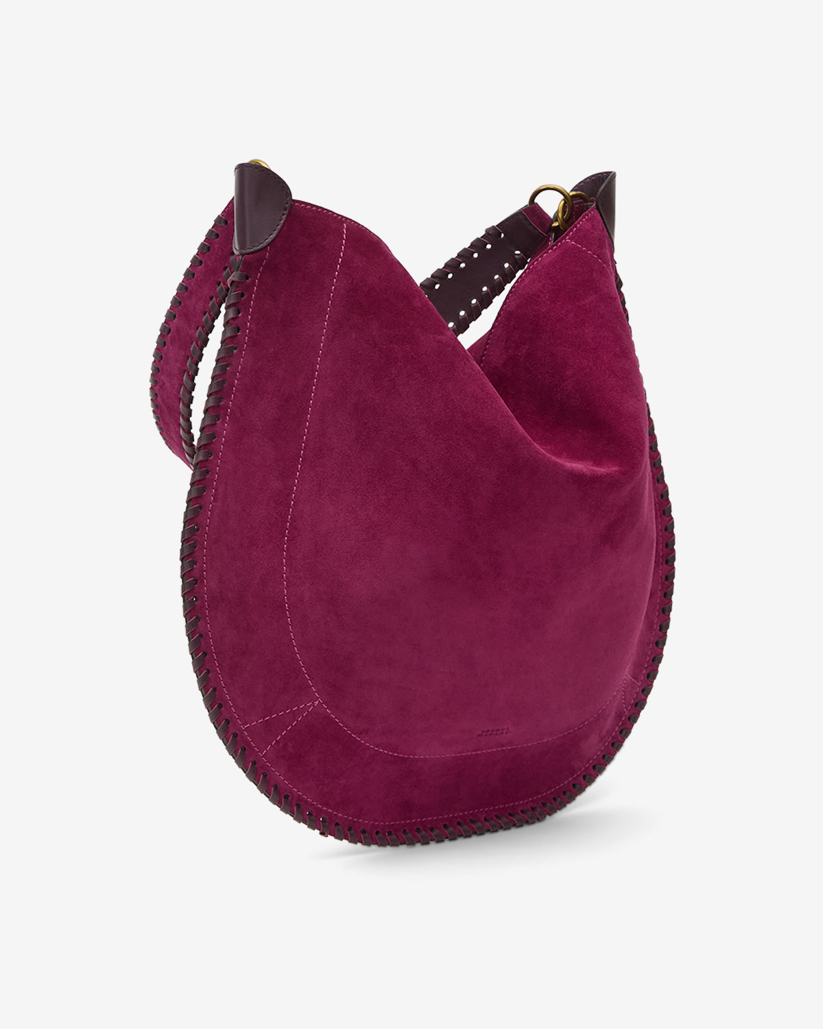 Oskan hobo soft bag Woman Plum 1